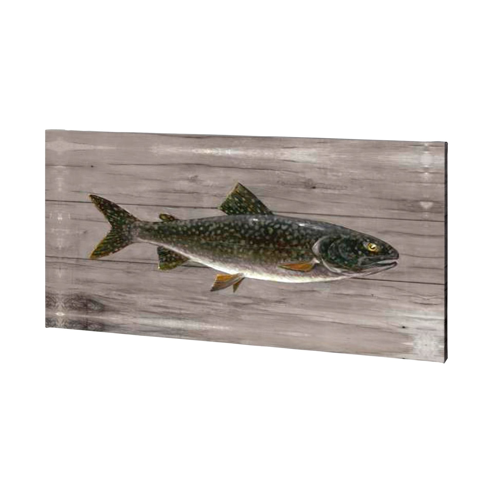 Cold Lake Beauty by Mercana Studio a Hand Embellished Textured Canvas — product photograph