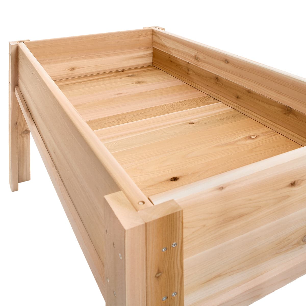4-ft x 2-ft Raised Cedar Garden Box with Legs RGL34 — product photograph