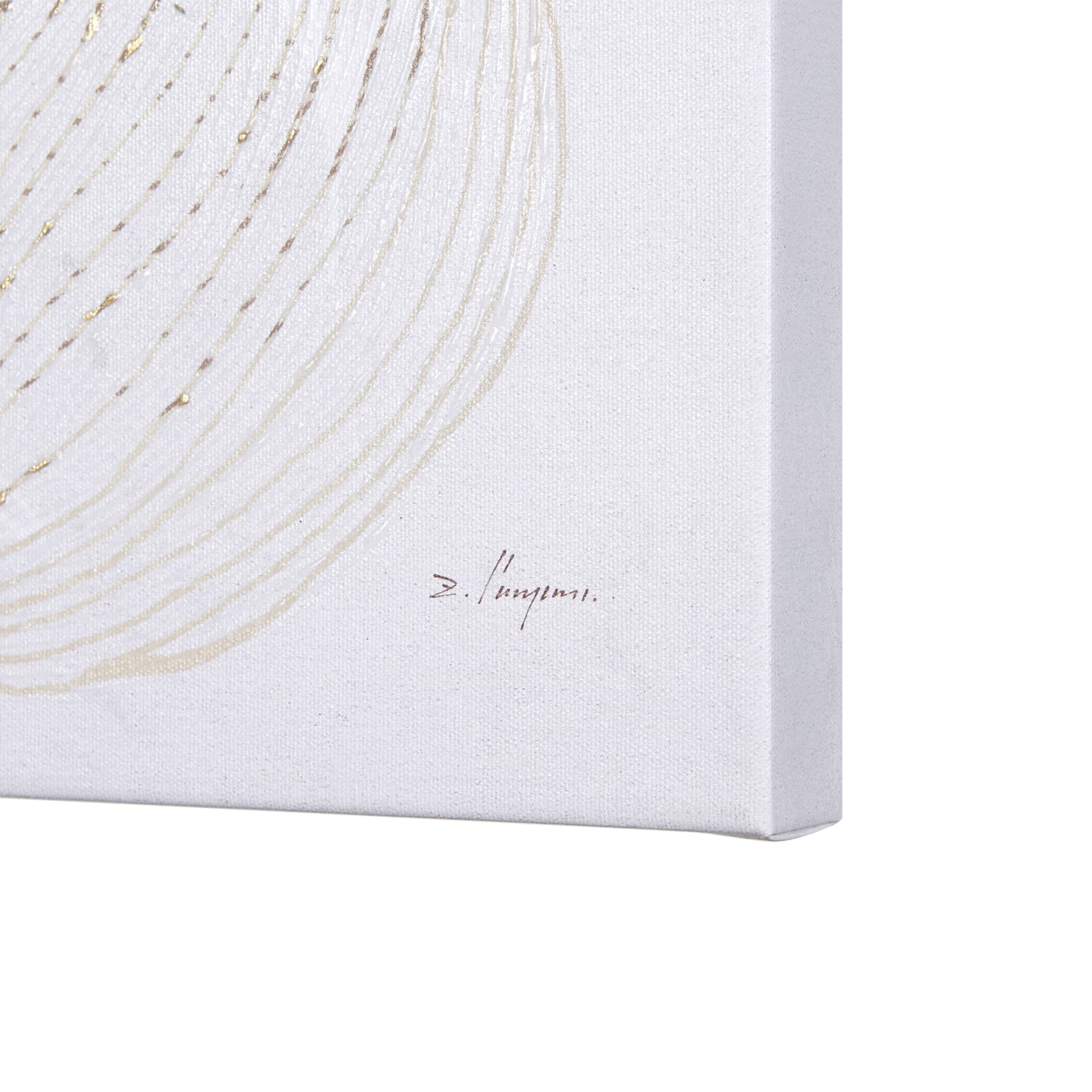 Interplay I by Mercana Studio a Hand Embellished Textured Canvas — product photograph