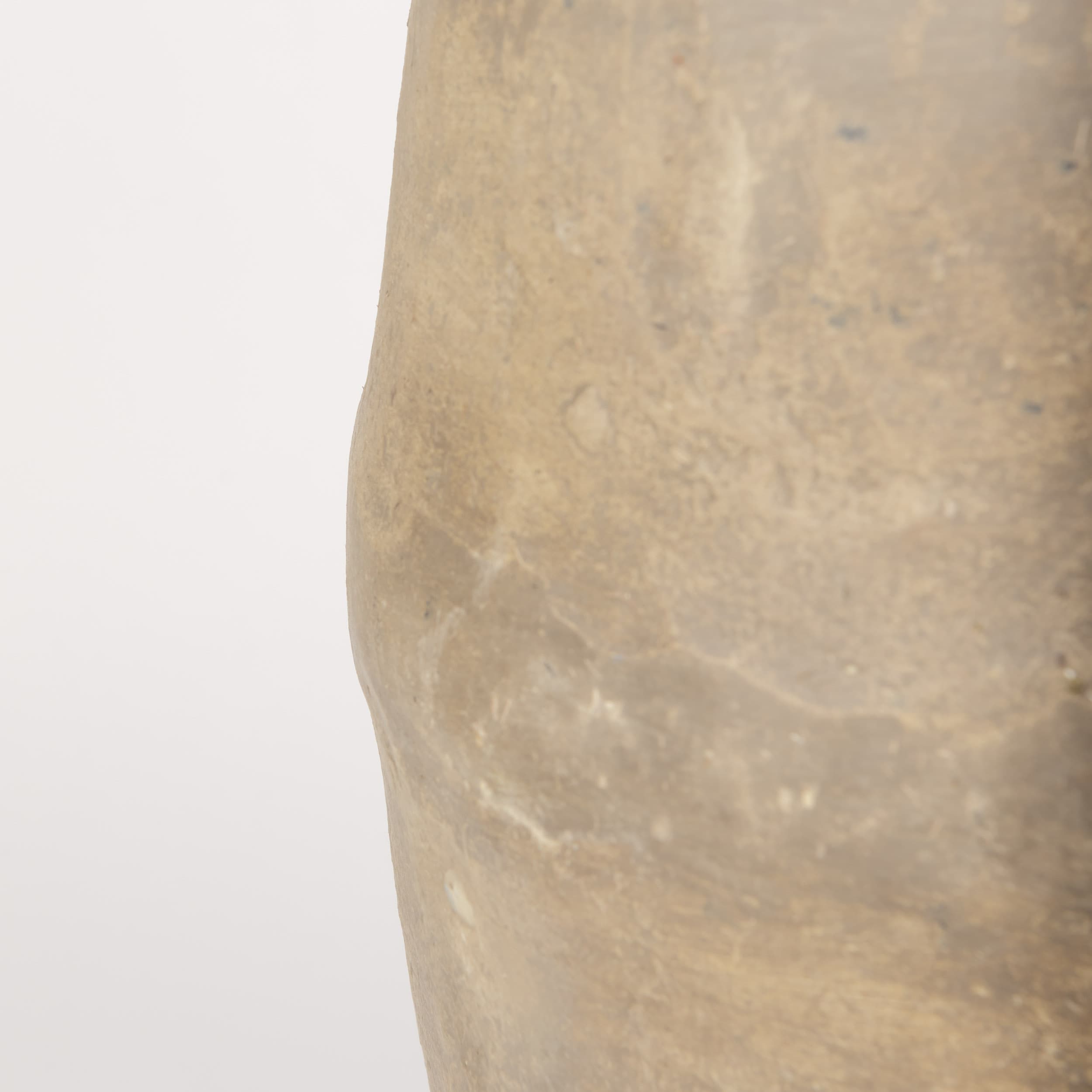 Rundal Large Gray Paper Mache Vase — product photograph