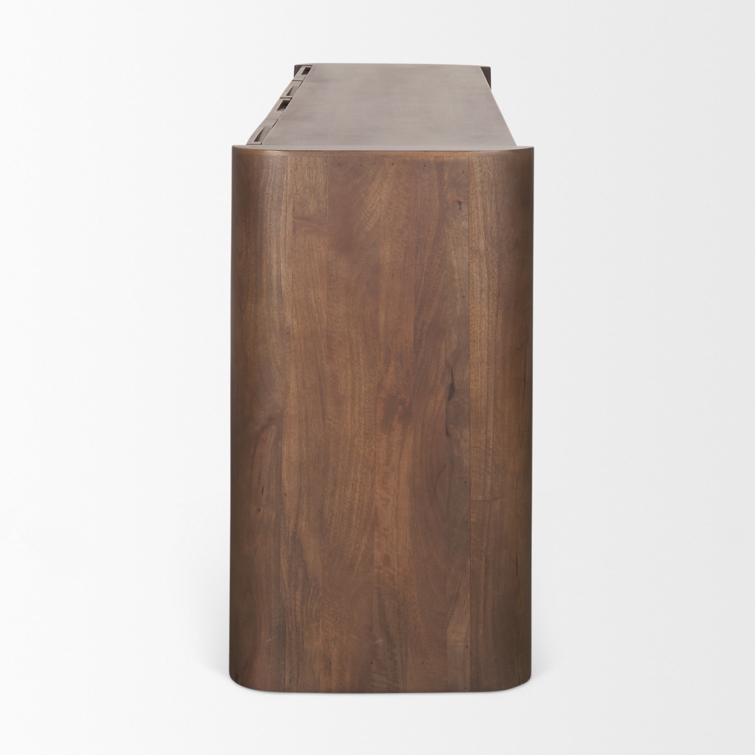 Tammar Brown Wood 4-Door Sideboard — product photograph