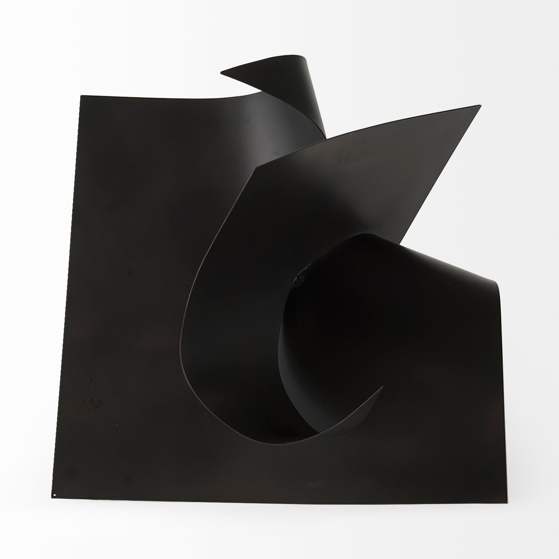 Francesca 18.1L x 18.1W x 18.1H Black Metal Sculptural Decorative Object — product photograph