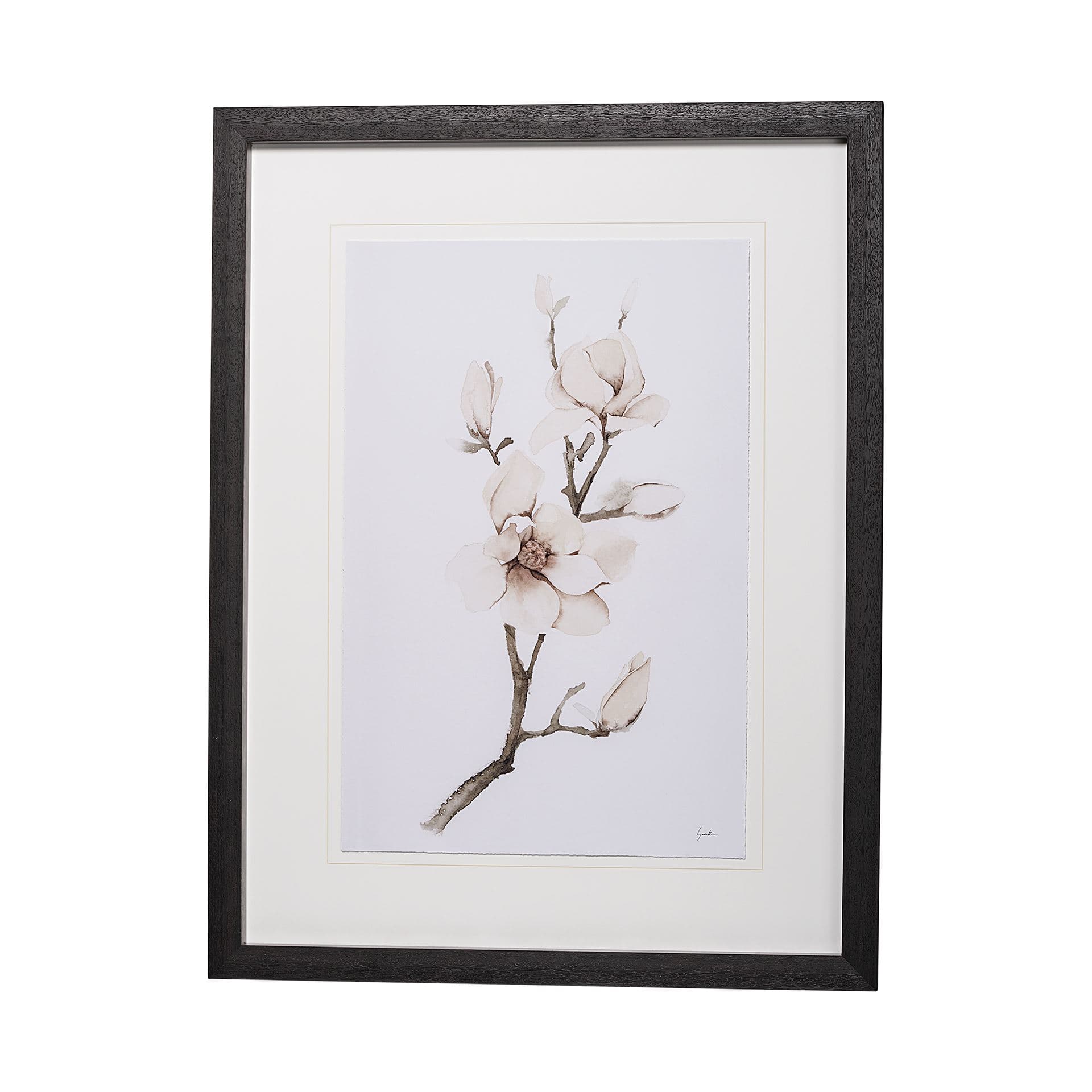 Magnolia III by Gabrielle C a Framed Art Print Matted under Glass — product photograph