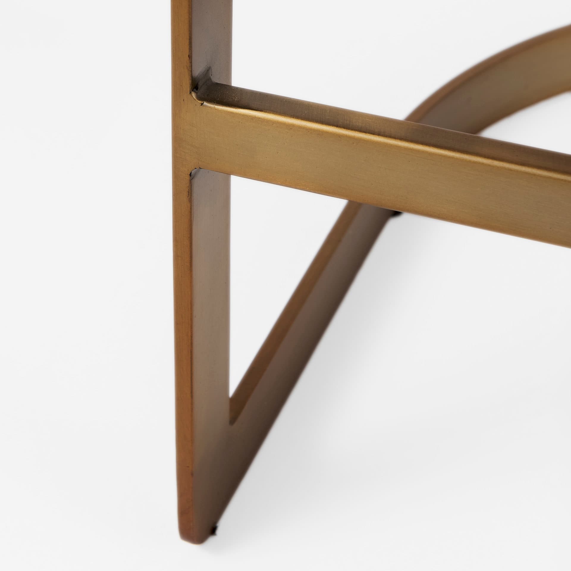 Hollyfield Low Back 28.7in Seat Bar Stool | II Cream Fabric w/ Counter — product photograph