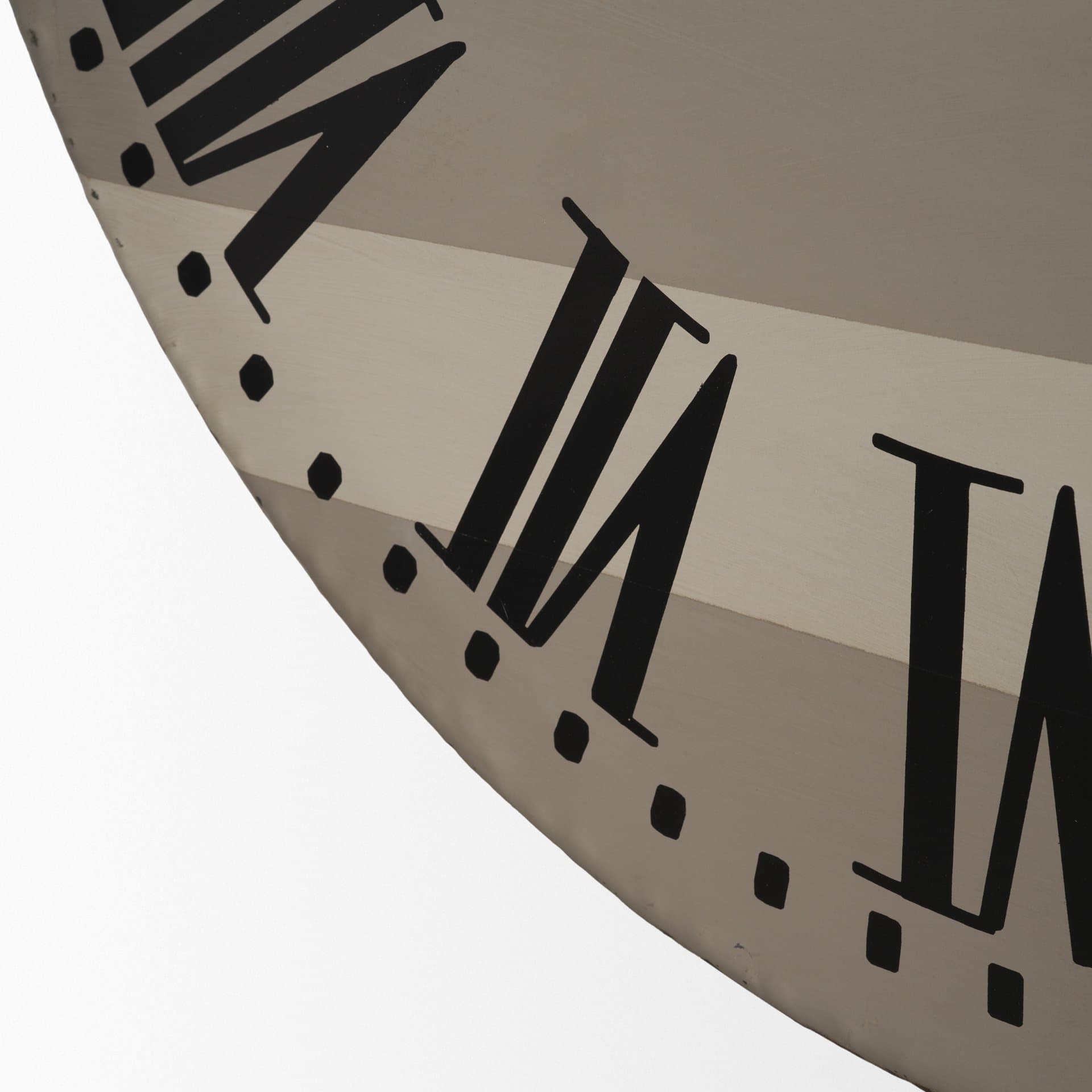 Belton 41.5" Round Oversize Farmhouse Wall Clock — product photograph