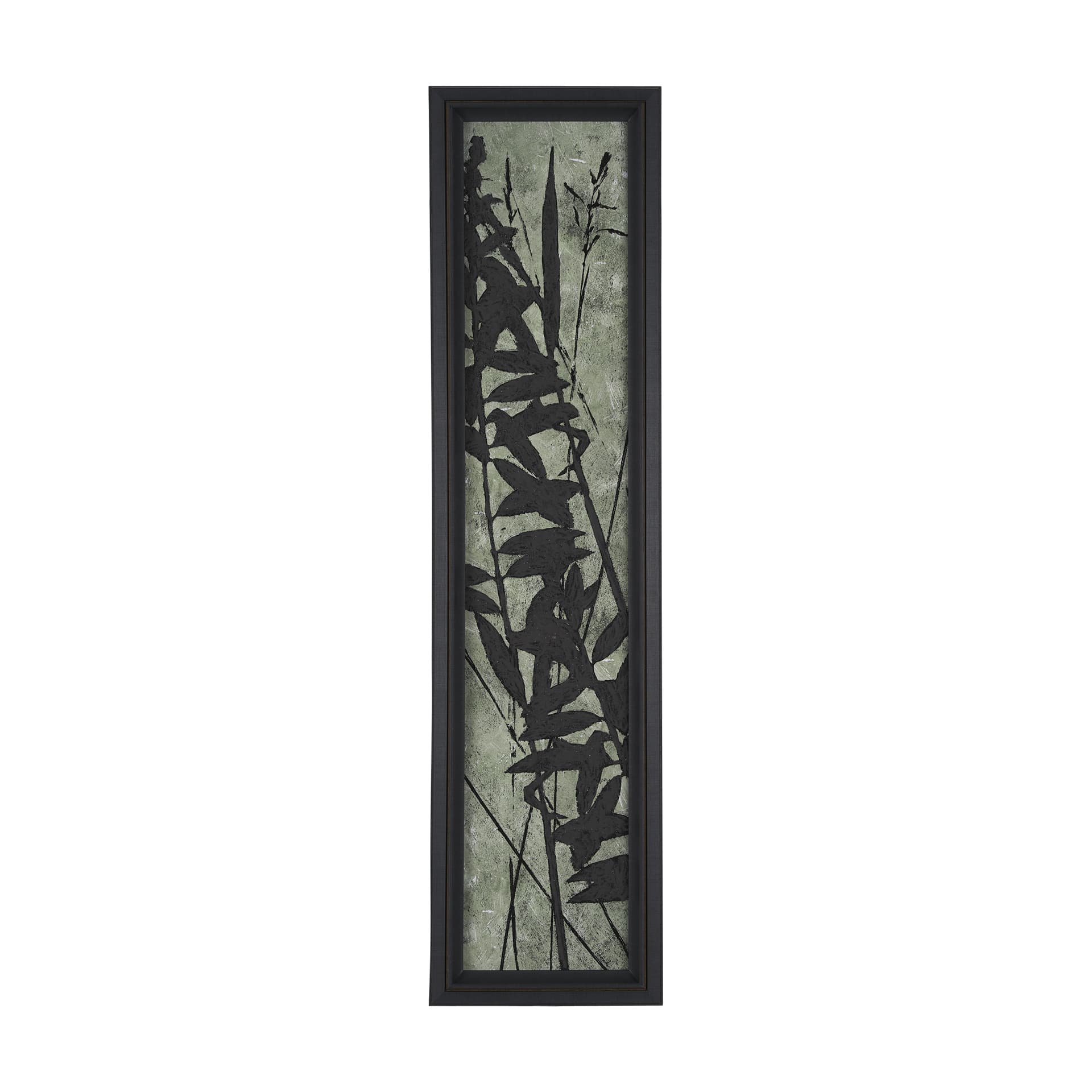 Etched Silouette VI by Mercana Studio a Hand Embellished Textured Framed Art Print — product photograph