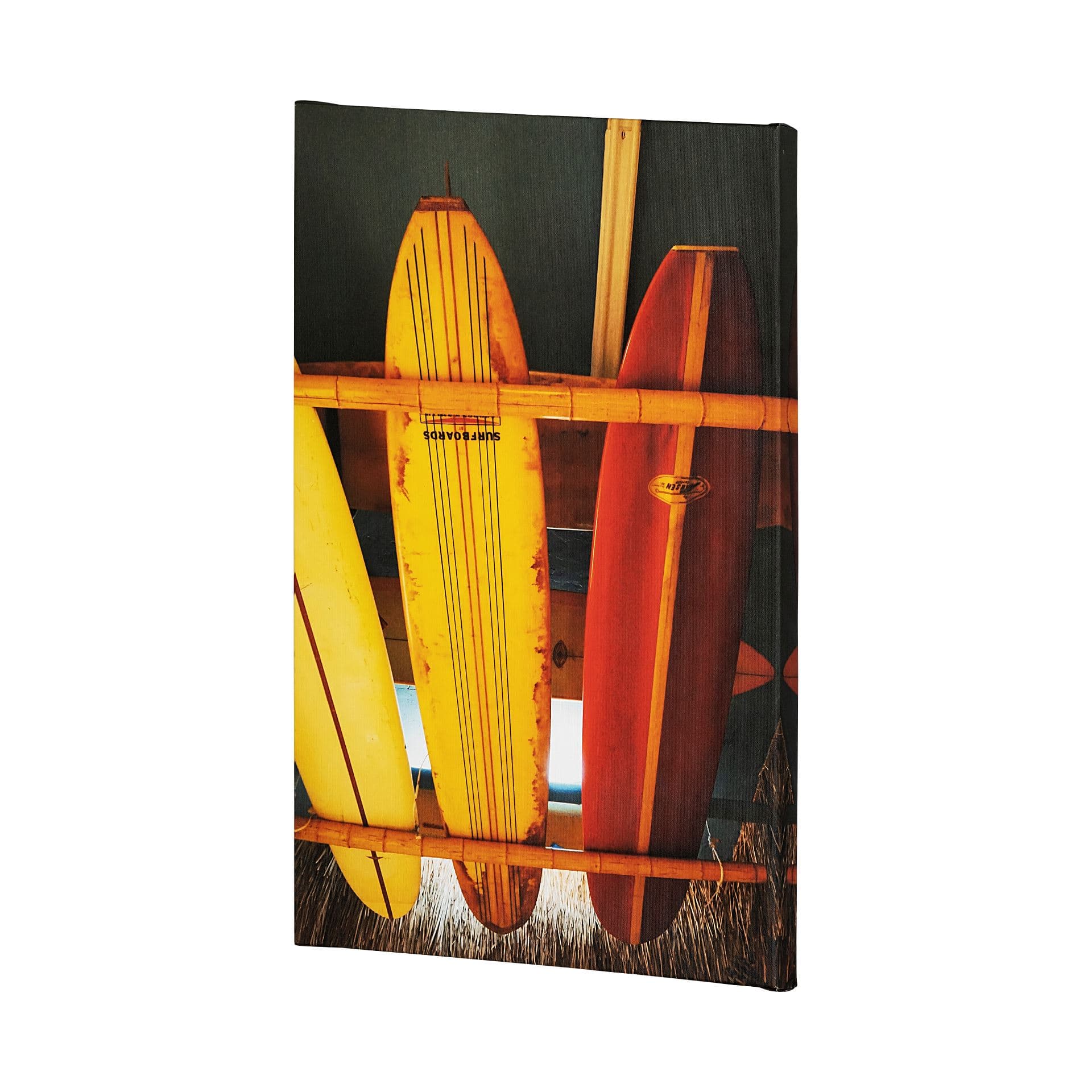 Surfshop by Urban Octopus a Hand Embellished Textured Canvas — product photograph