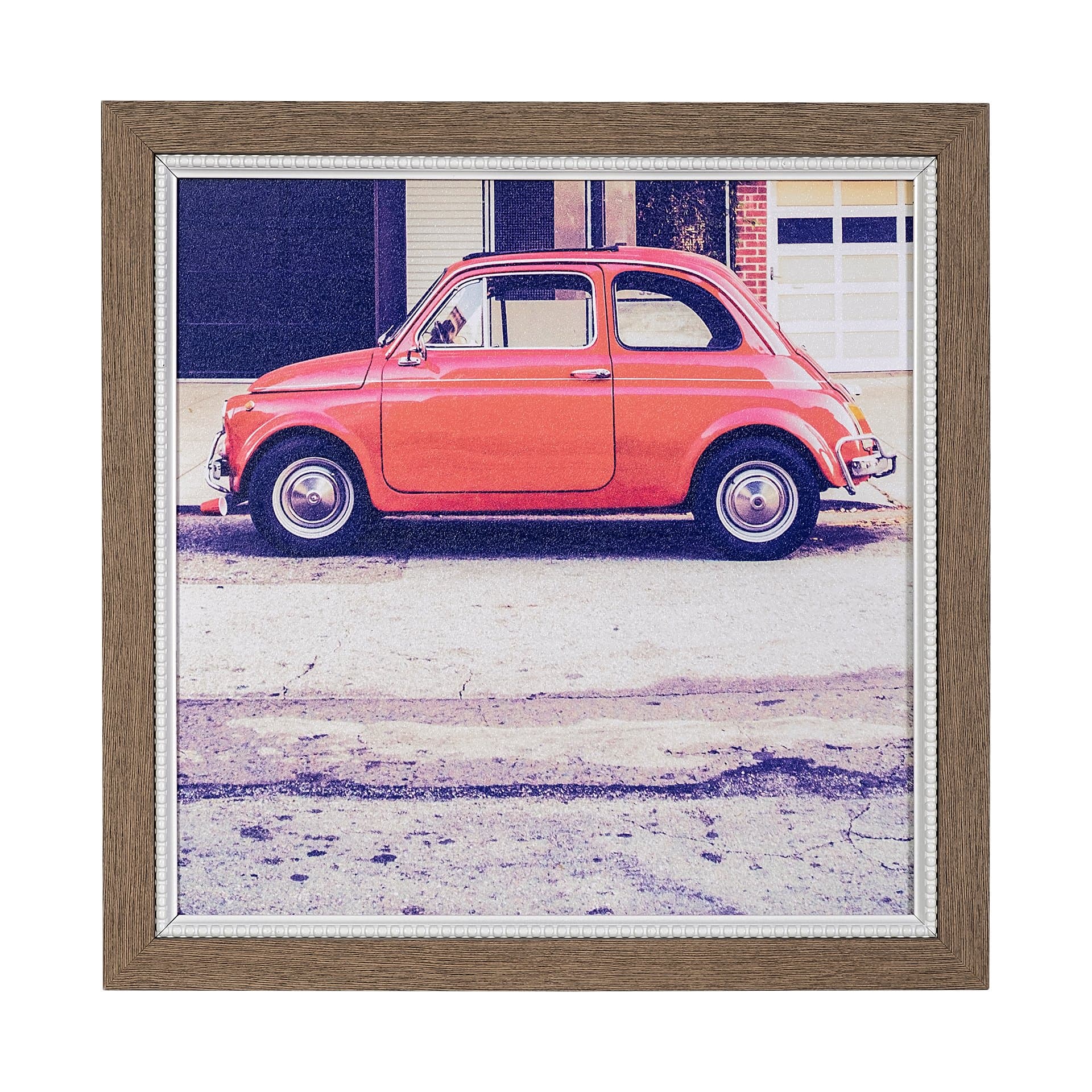 Vintage Ride V by Thomas Brown a Hand Embellished Textured Framed Photo Art Print — product photograph