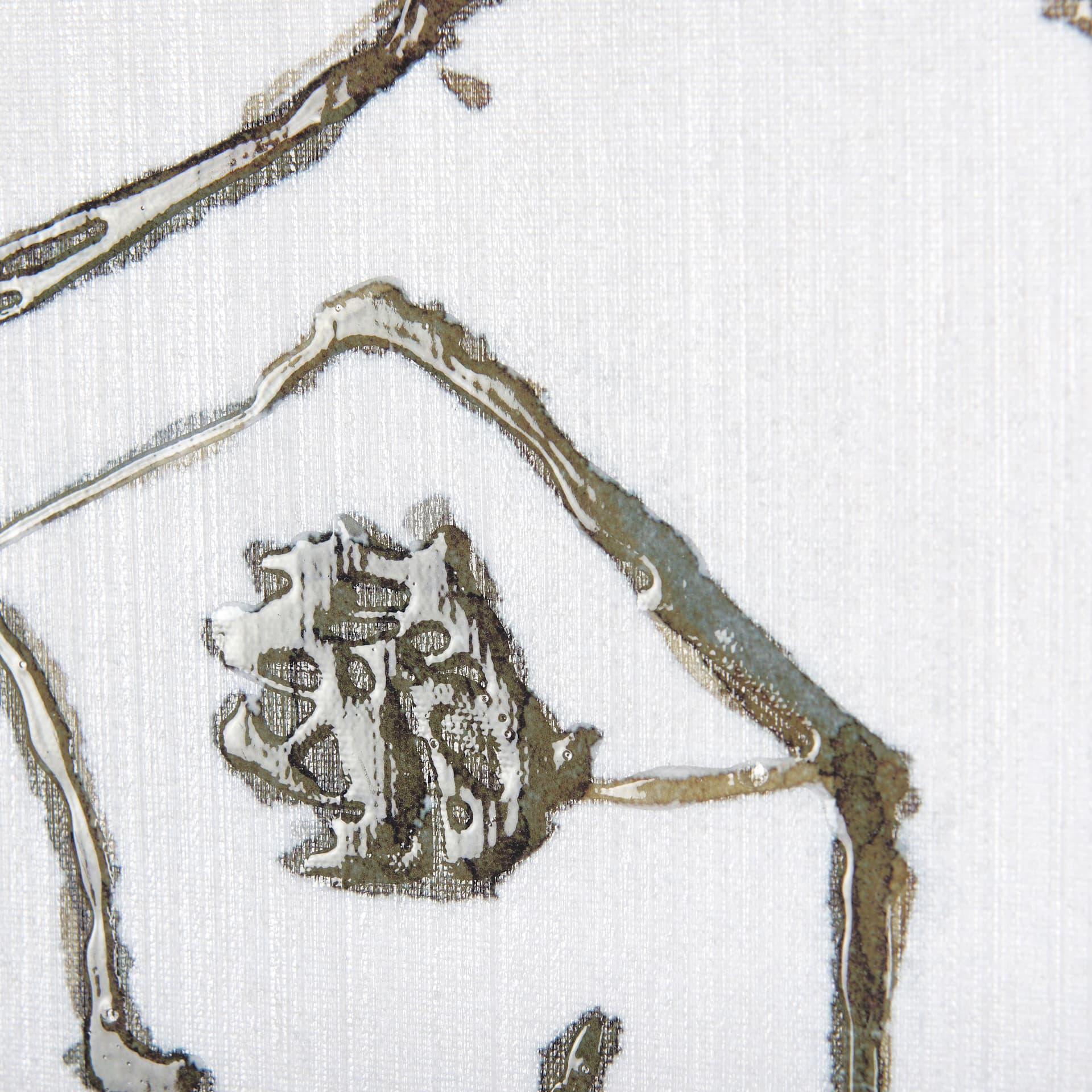 Earthenware by Mercana Studio a Hand Embellished Textured Framed Canvas — product photograph