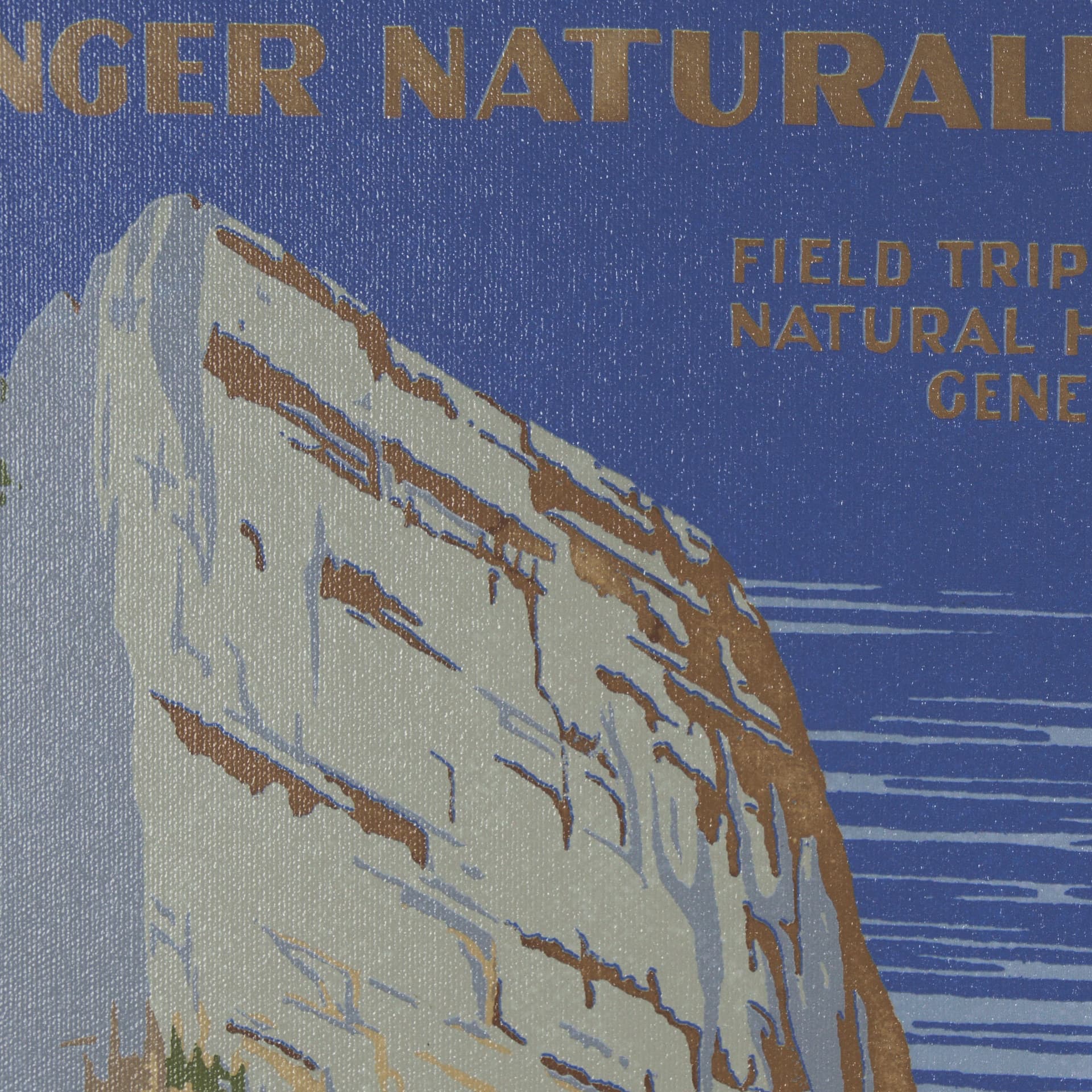 Zion National Park by The Vinatage Collection a Framed Art Print Matted under Glass — product photograph