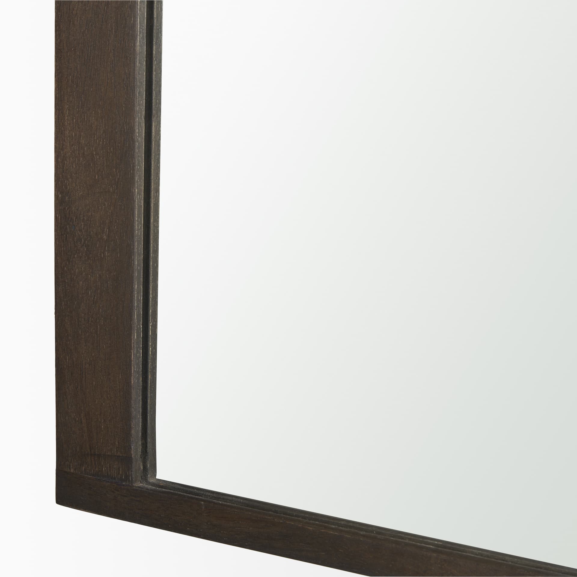 Celeste Dark Brown Medium Arched Mirror — product photograph