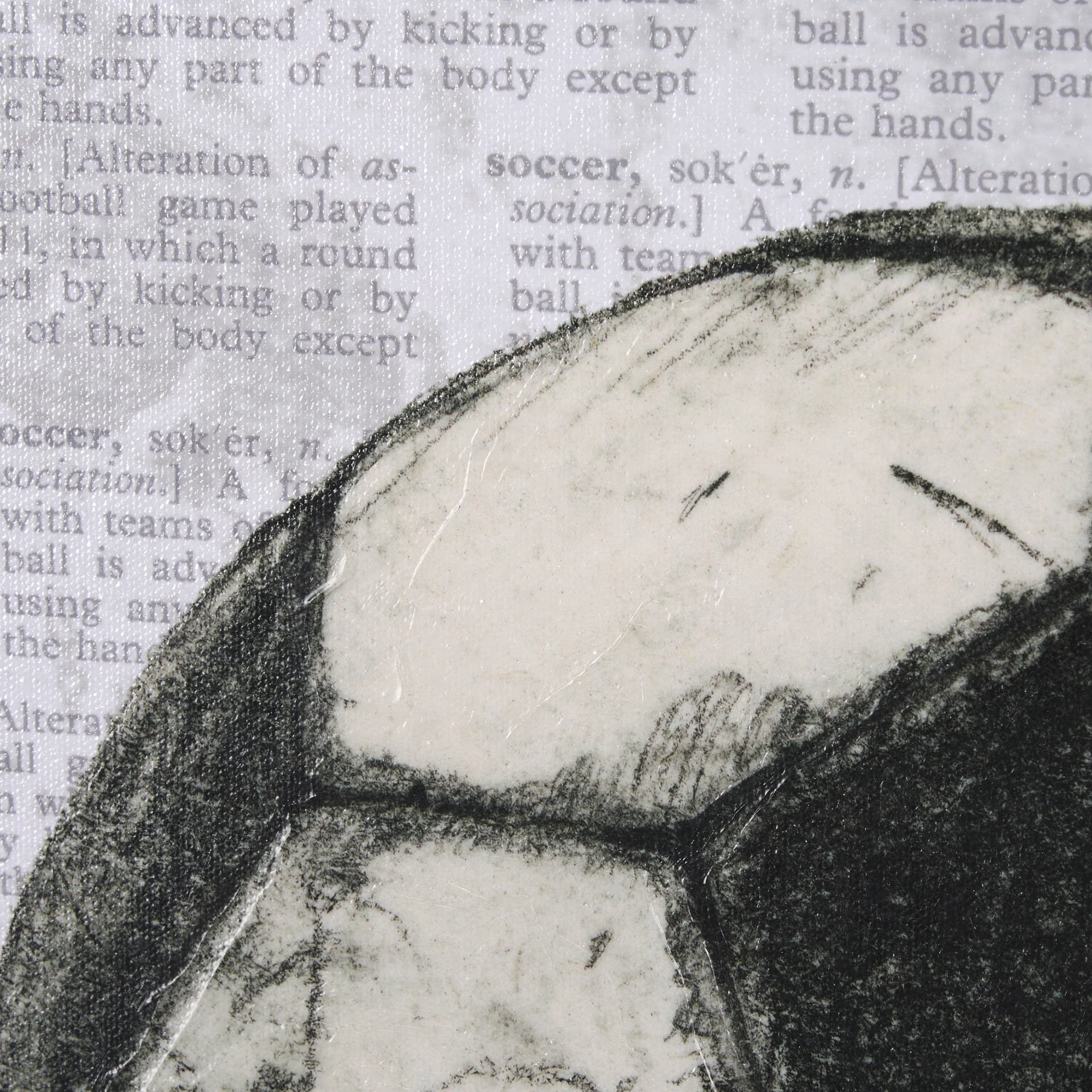 Definition of Sport II by Mercana Studio a Hand Embellished Textured Framed Art Print — product photograph