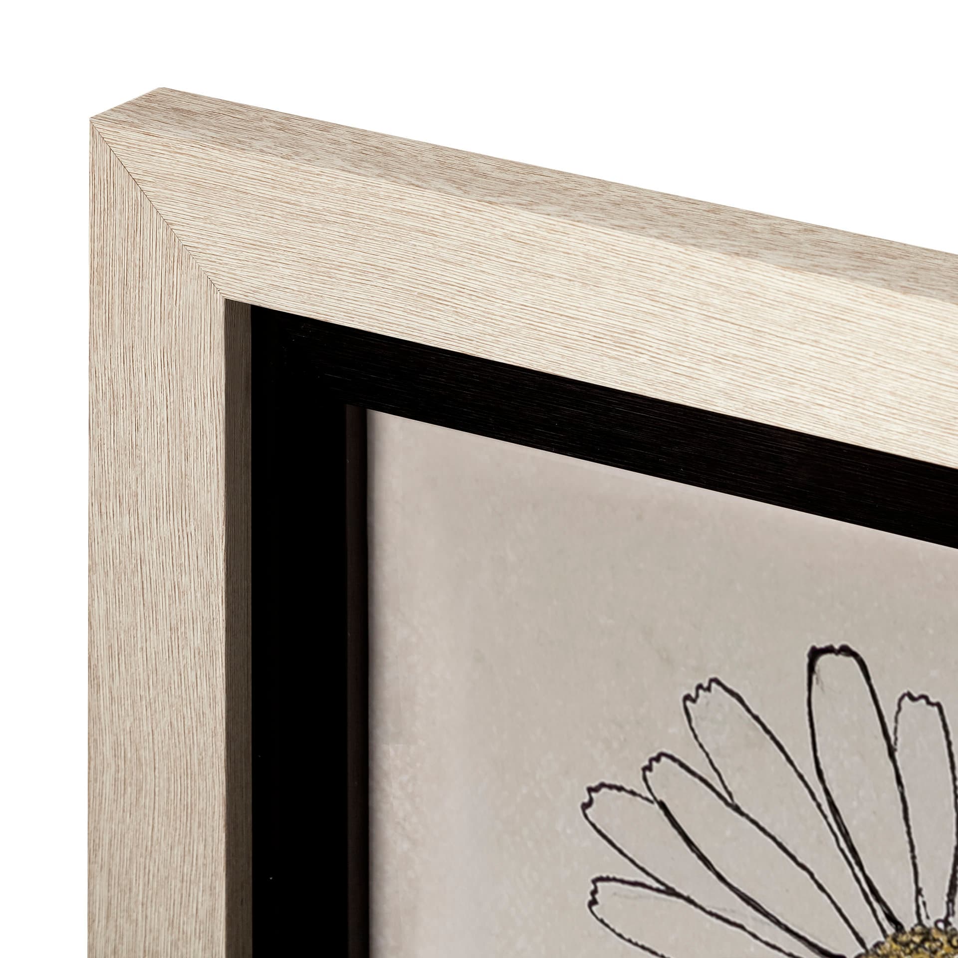 Blom Ritning by John Bauer a Hand Embellished Textured Framed Art Print Matted under Glass — product photograph