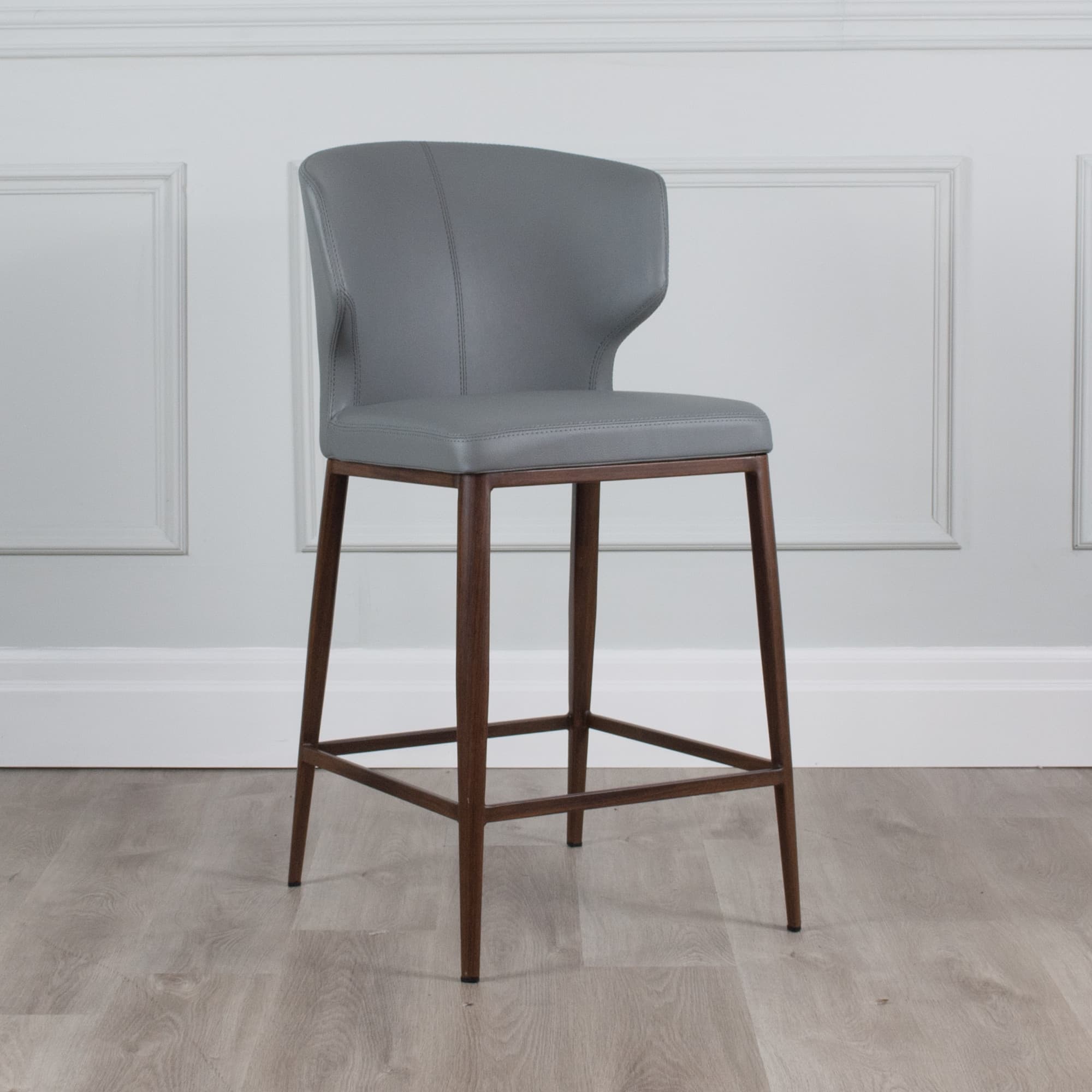 Cabo Stool With Metal Base — product photograph