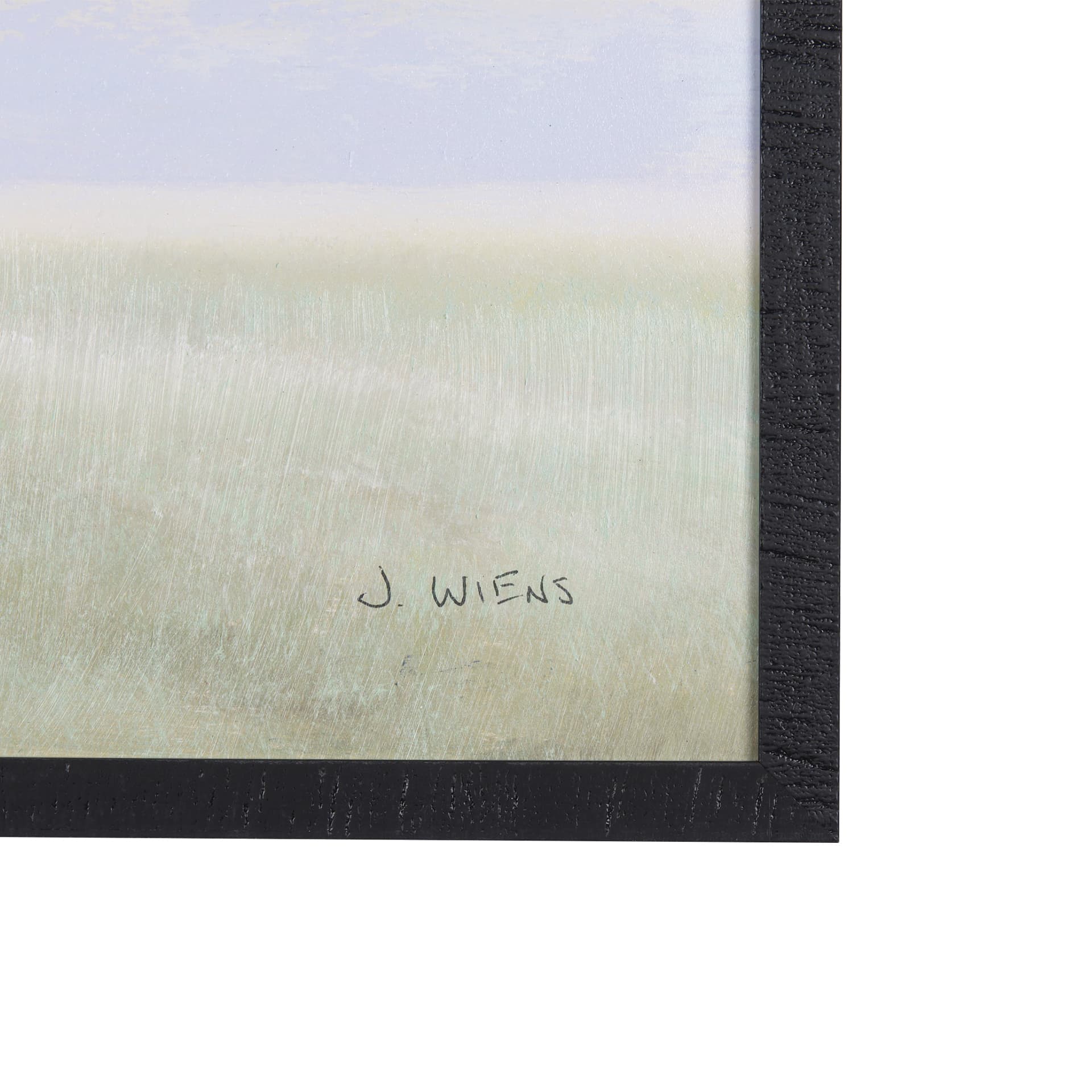 Lonely Landscape I by Mercana Studio a Hand Embellished Textured Framed Art Print — product photograph