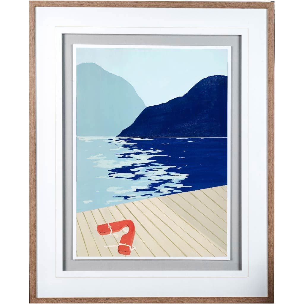 Safety First by Dimond, David a Framed Art Print Matted under Glass — product photograph