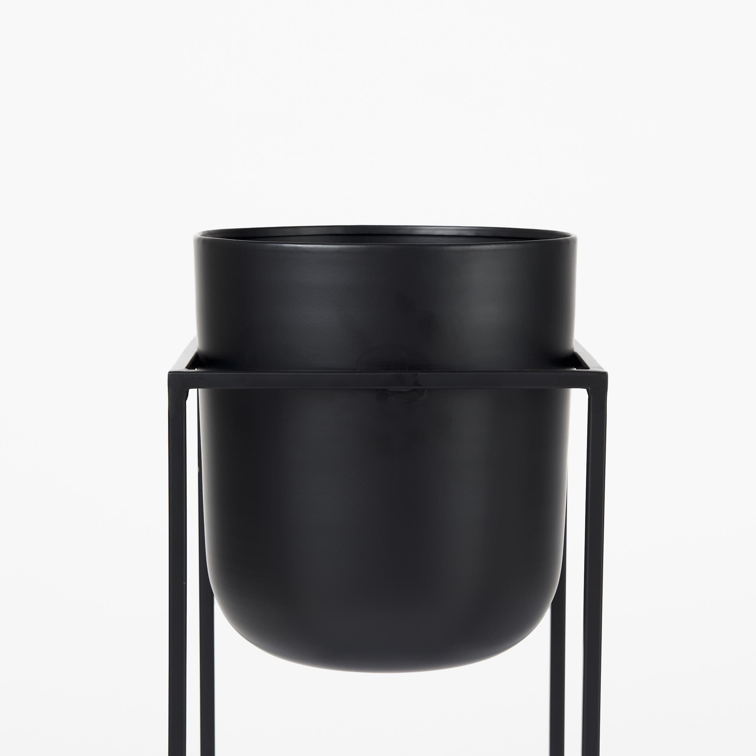 Bumble (Set of 2) 12L x 12W x 32H Black Plant Stands — product photograph