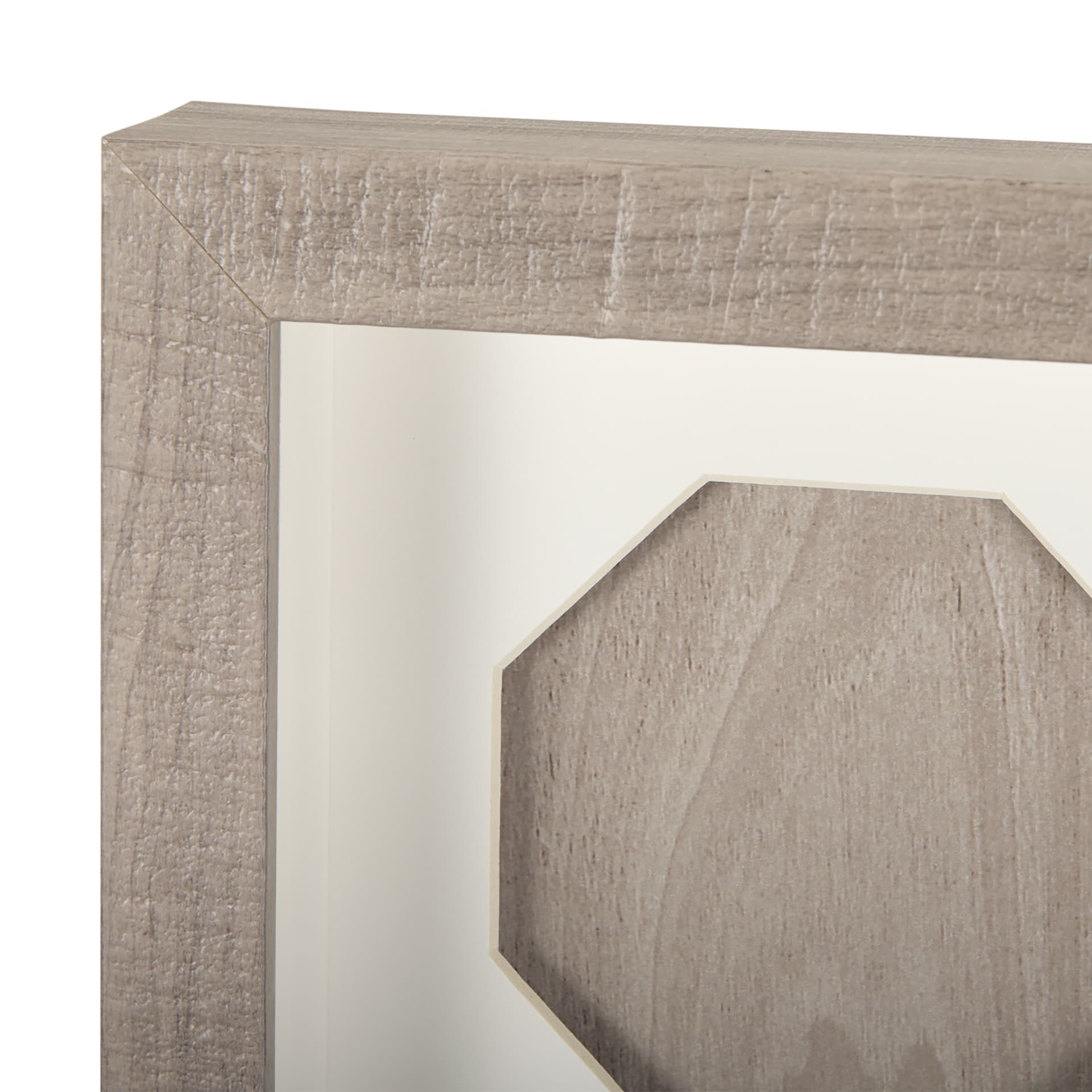 Wood Grain Silhouette I by Studio M a Framed Art Print Matted under Glass — product photograph