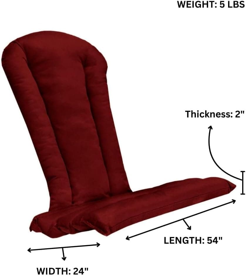 Adirondack Chair Red Cushion CC21-R — product photograph