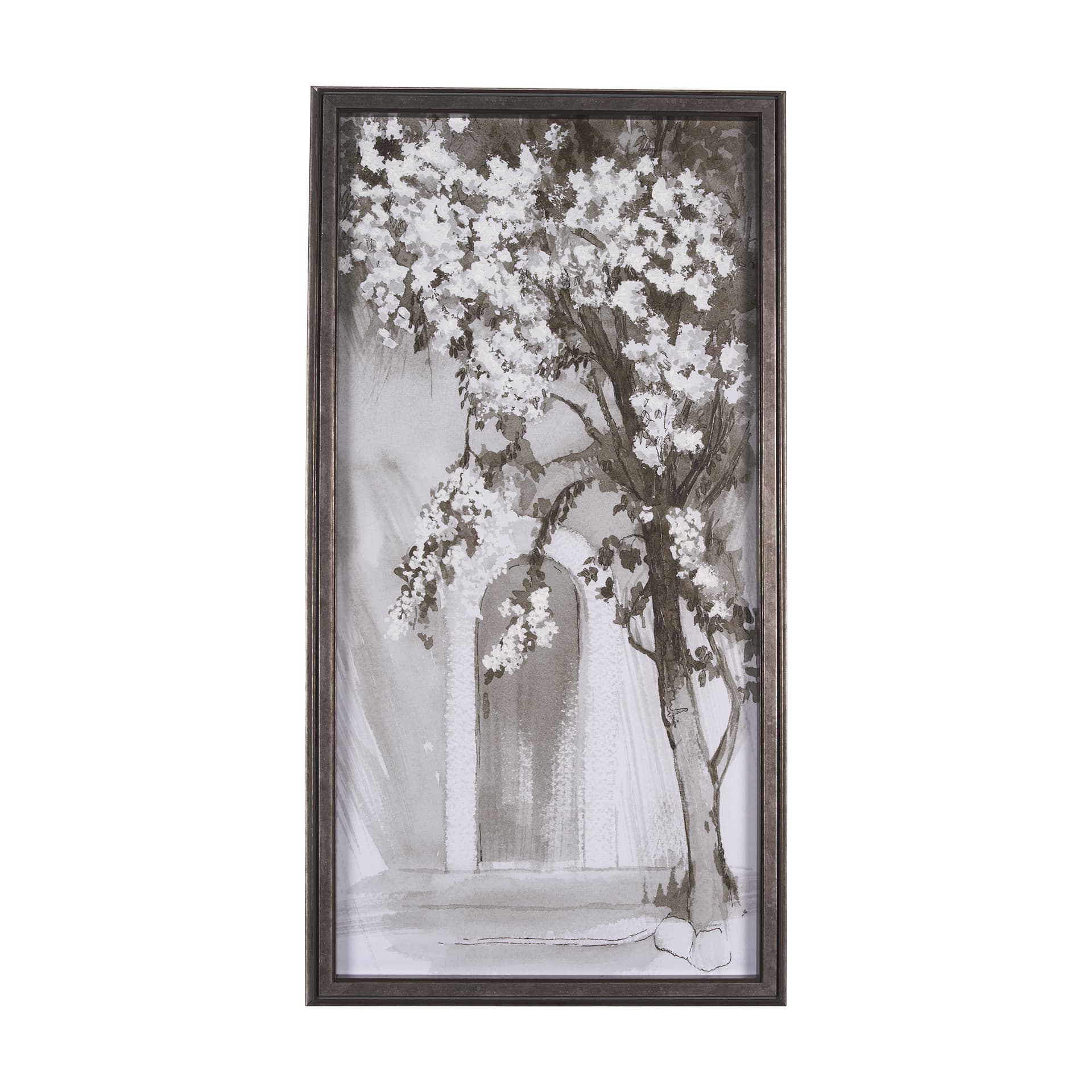 Blossoming Tree I by Mercana Studio a Hand Embellished Textured Framed Art Print — product photograph
