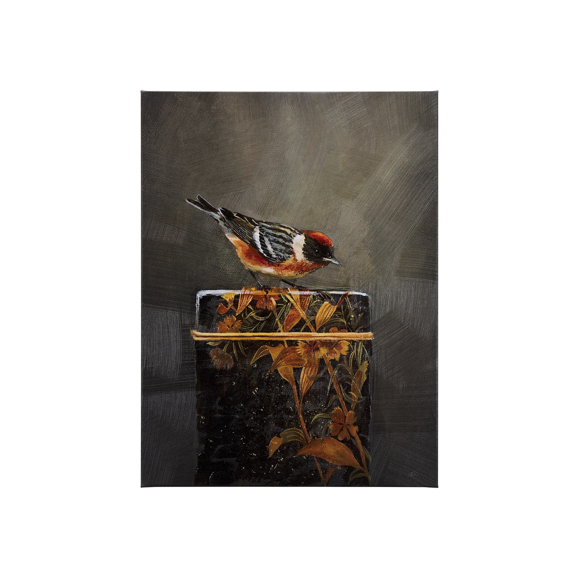 Graceful Poise III (Bay-Breasted Warbler)(30 x 40) — product photograph