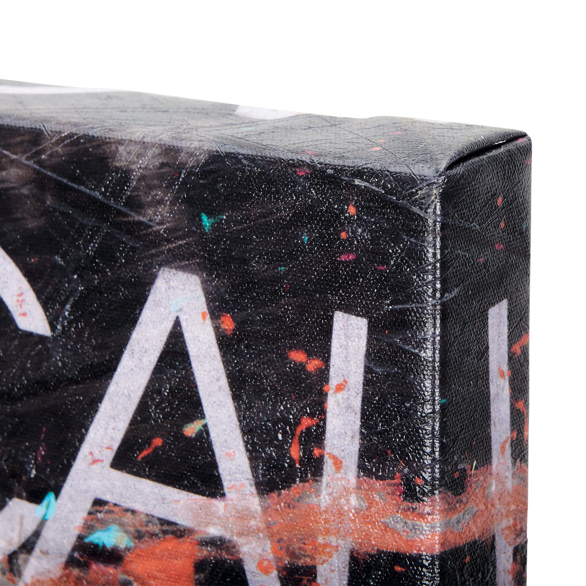 Graffiti sculpture III by Mercana Studio a Hand Embellished Textured Canvas — product photograph