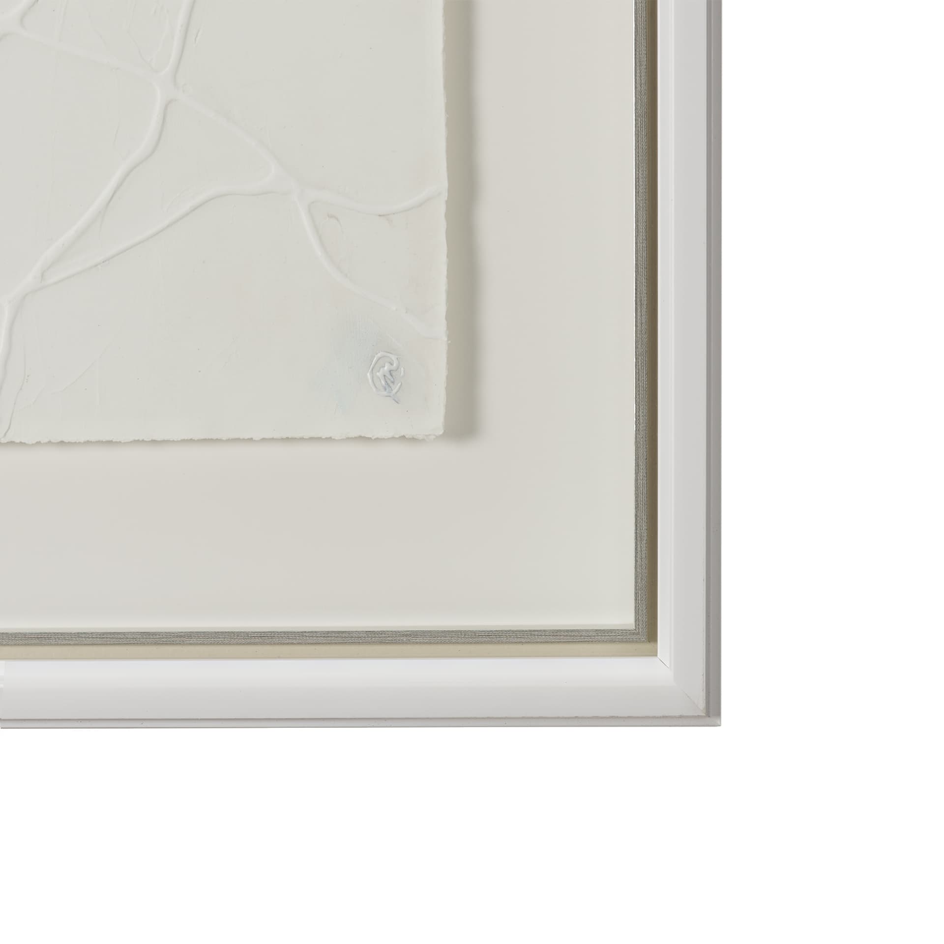 Snow Trails by Mercana Studio a Framed Art Print Matted under Glass — product photograph