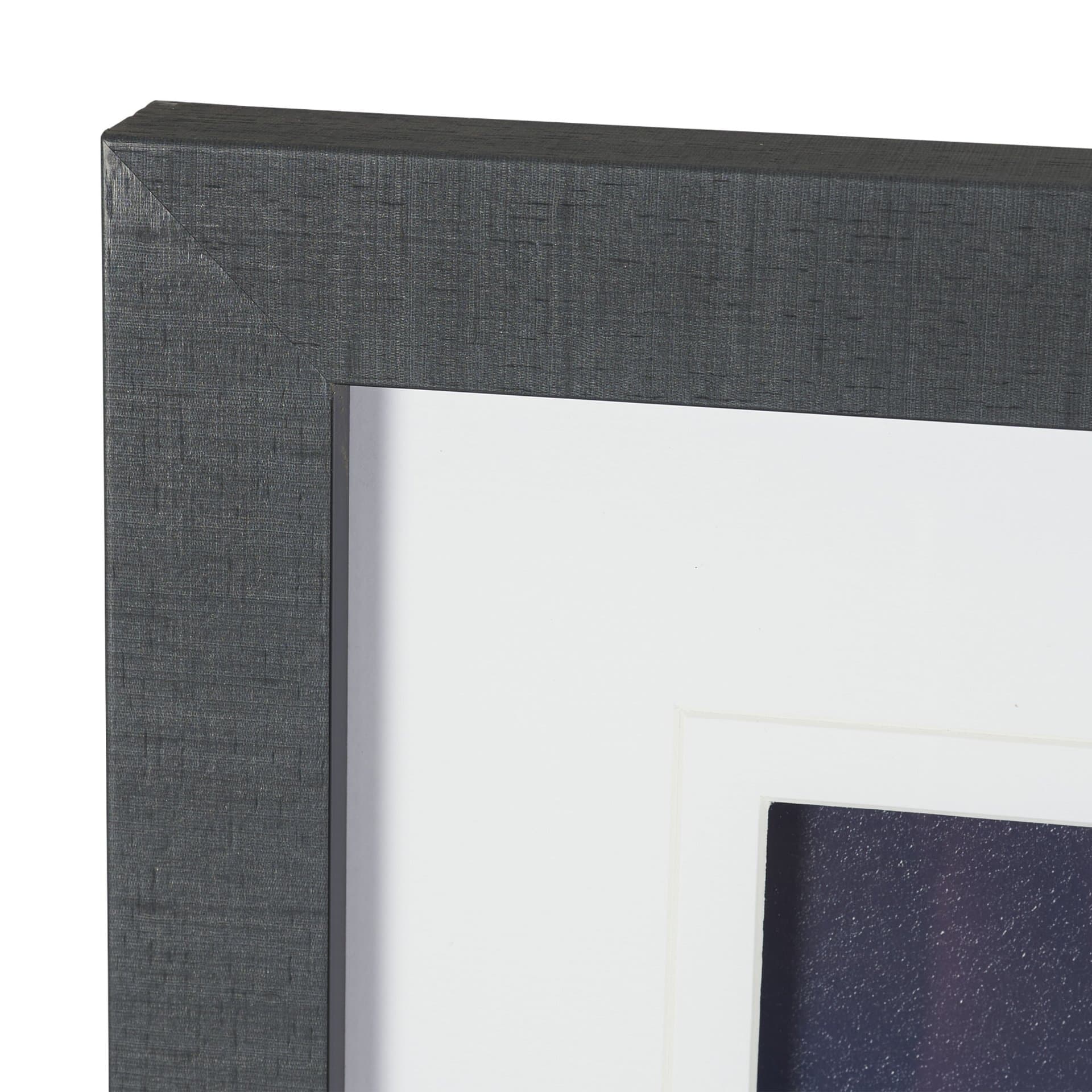 Waterfront of Alesund, Norway by Richard Silver Textured Framed Photo Print Matted under Glass — product photograph