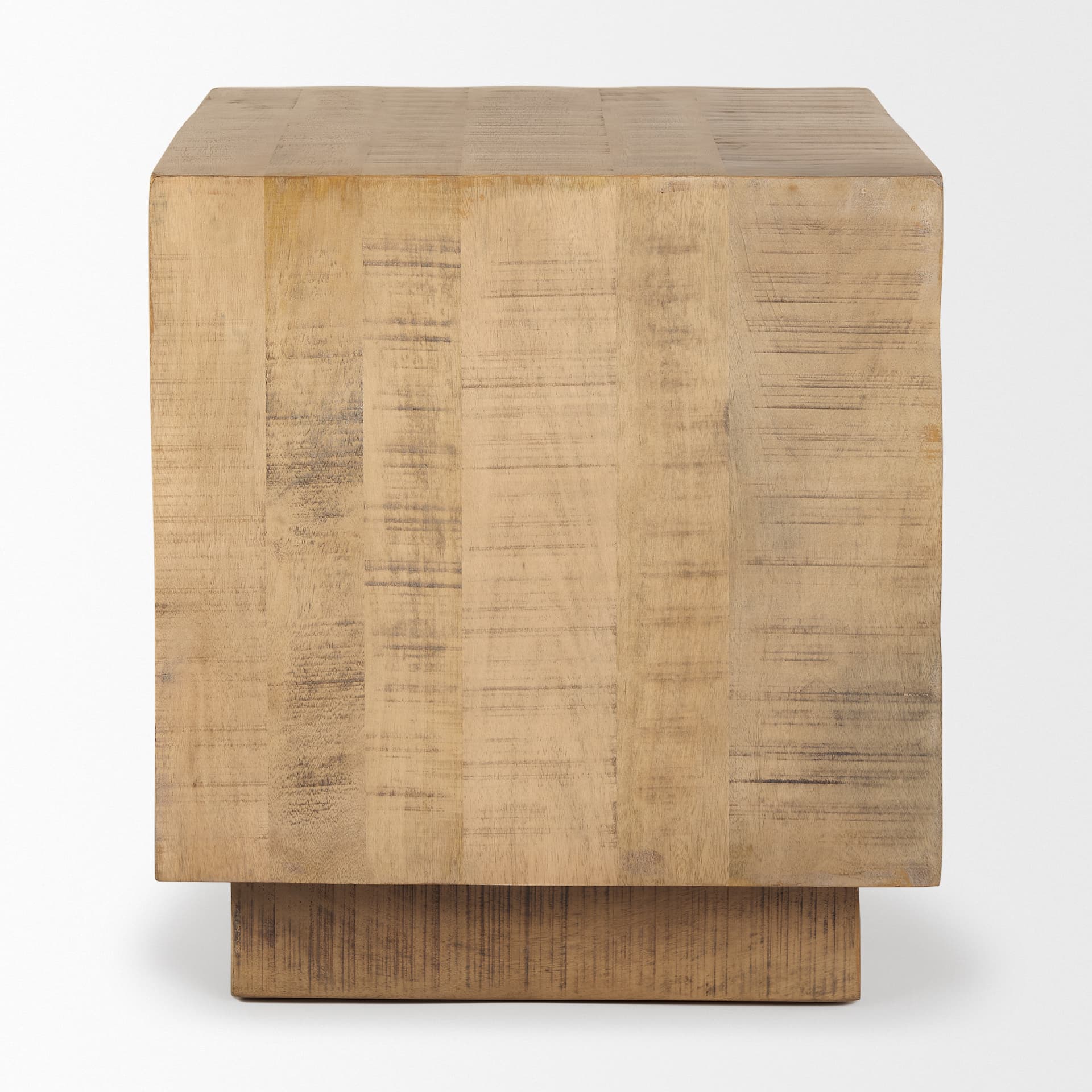 Hayden Light Brown Wood End/Side Table — product photograph