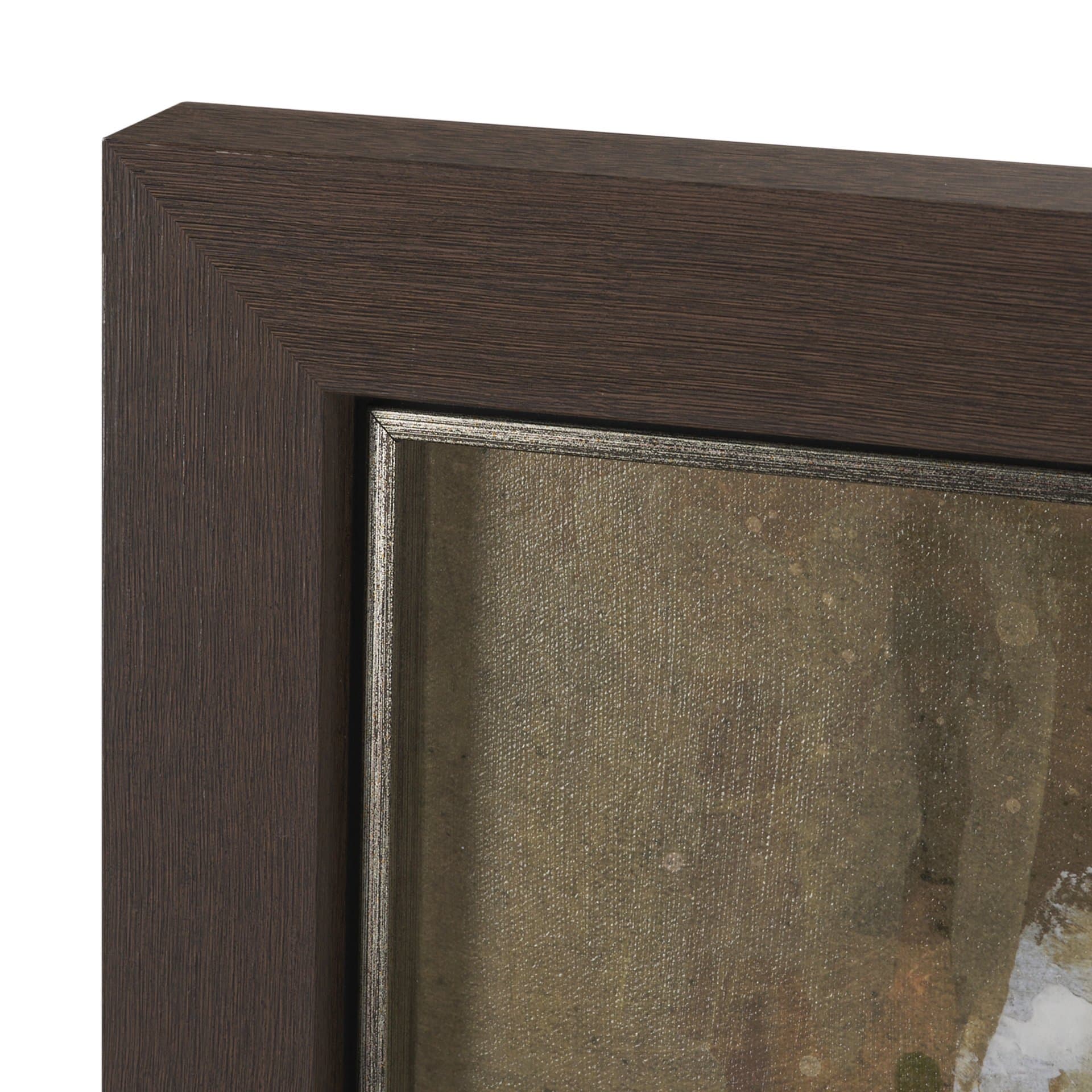 Exquisite Bloom by Mercana Studio Hand-Embellished Textured Framed Artwork Matted — product photograph