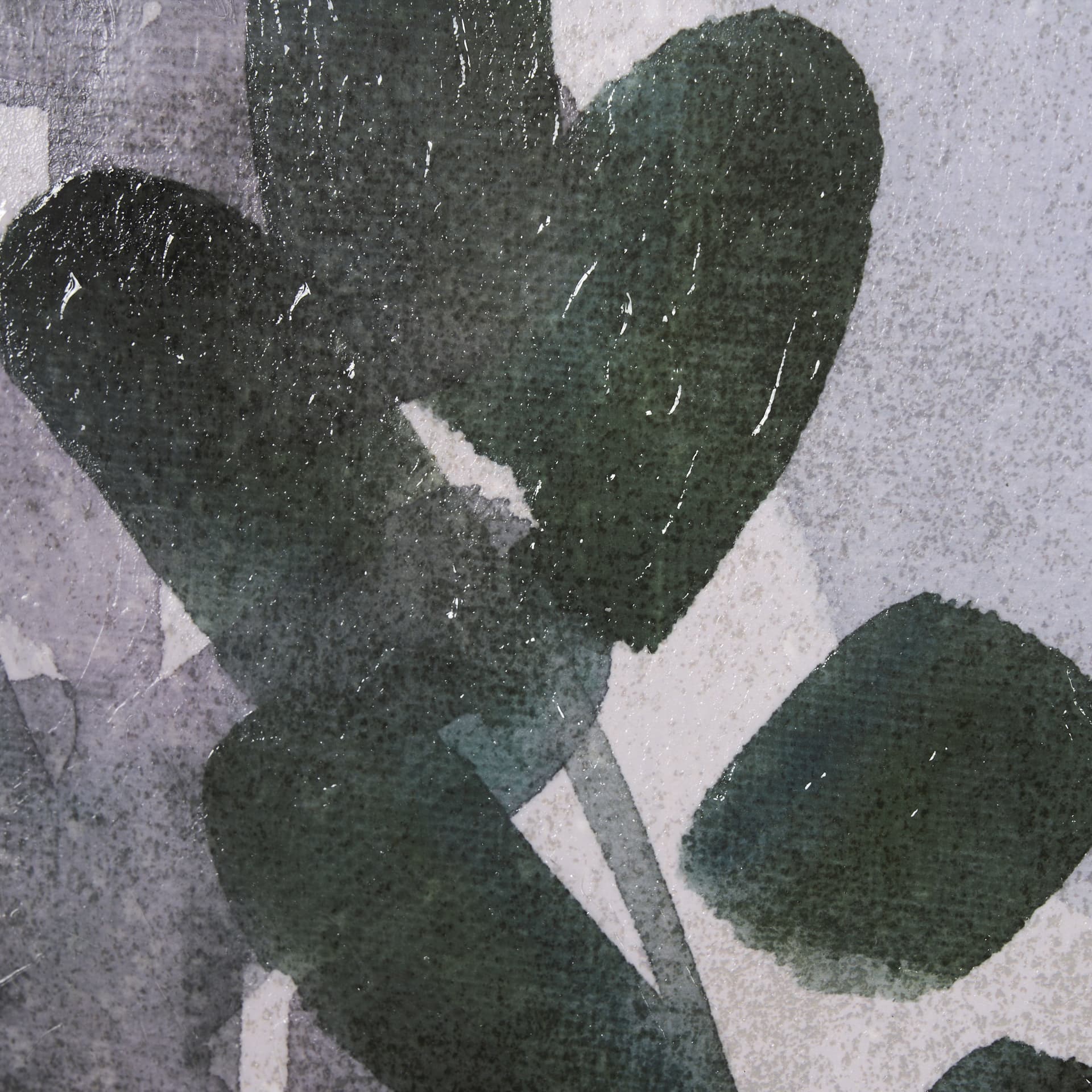 Summer Foliage II by Mercana Studio a Hand Embellished Textured Framed Art Print Matted under Glass — product photograph