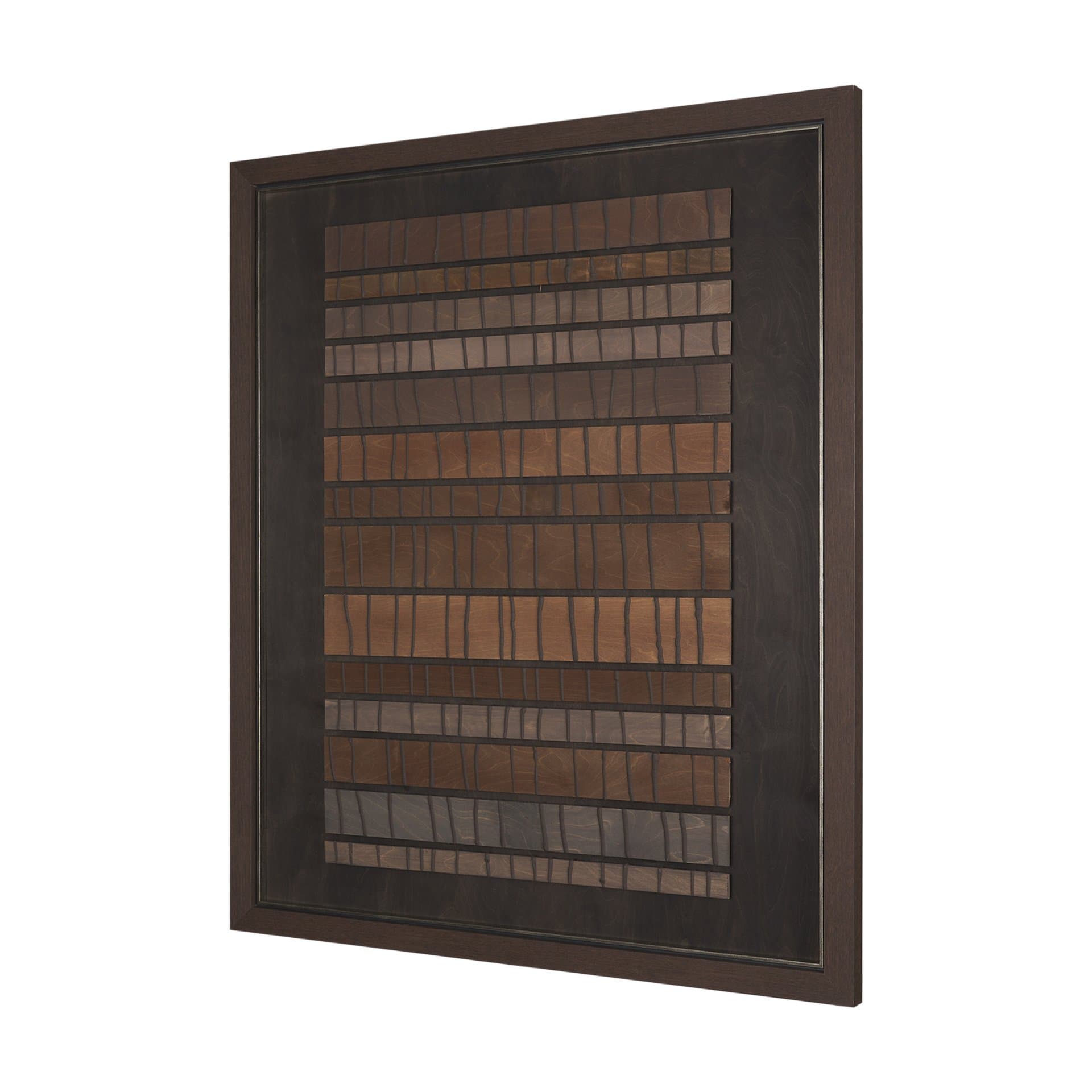 Timber Mosaic by Studio M a Handmade Original Framed Artwork — product photograph