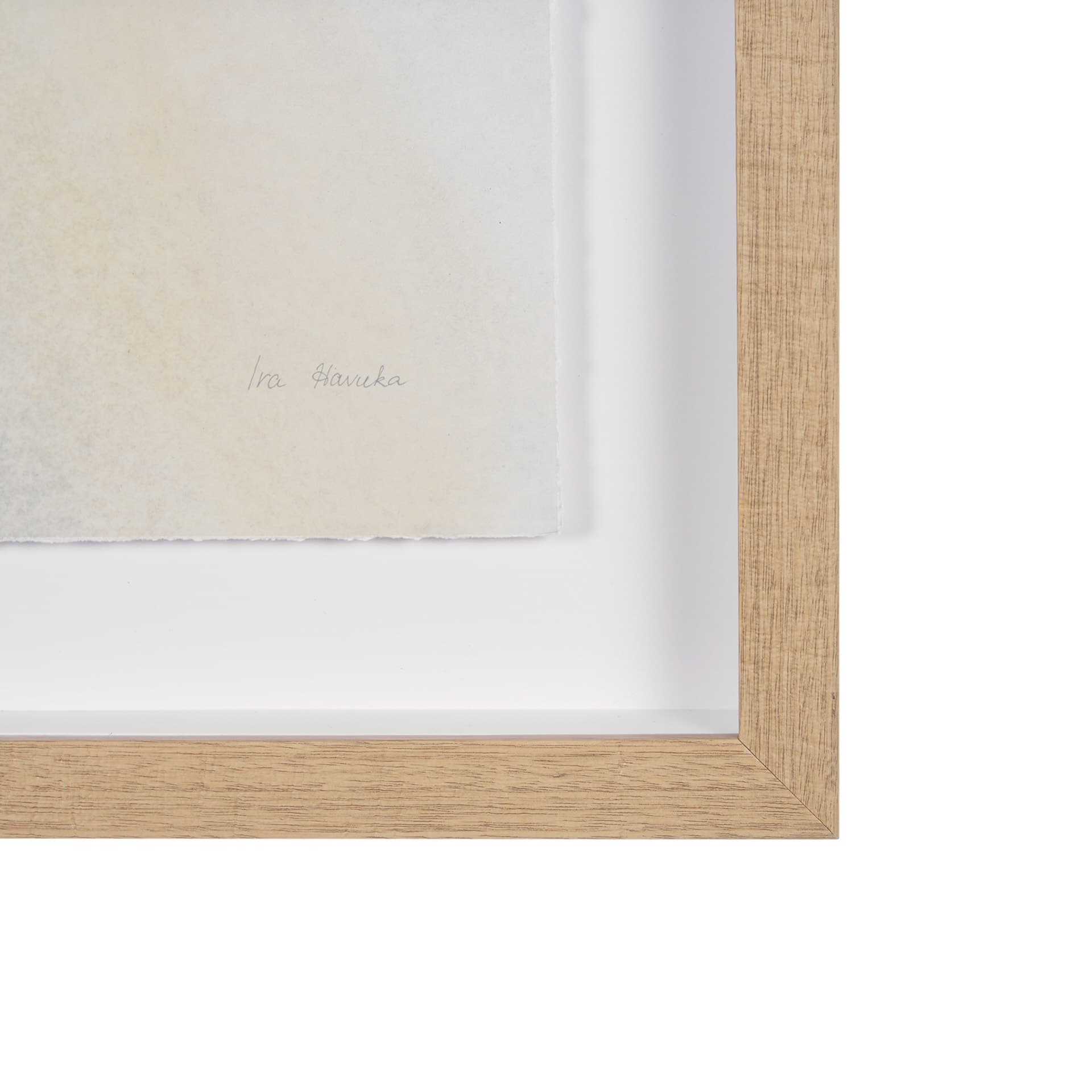 Retreating Tide I by Ira Havuka a Hand Embellished Framed Art Print Matted under Glass — product photograph