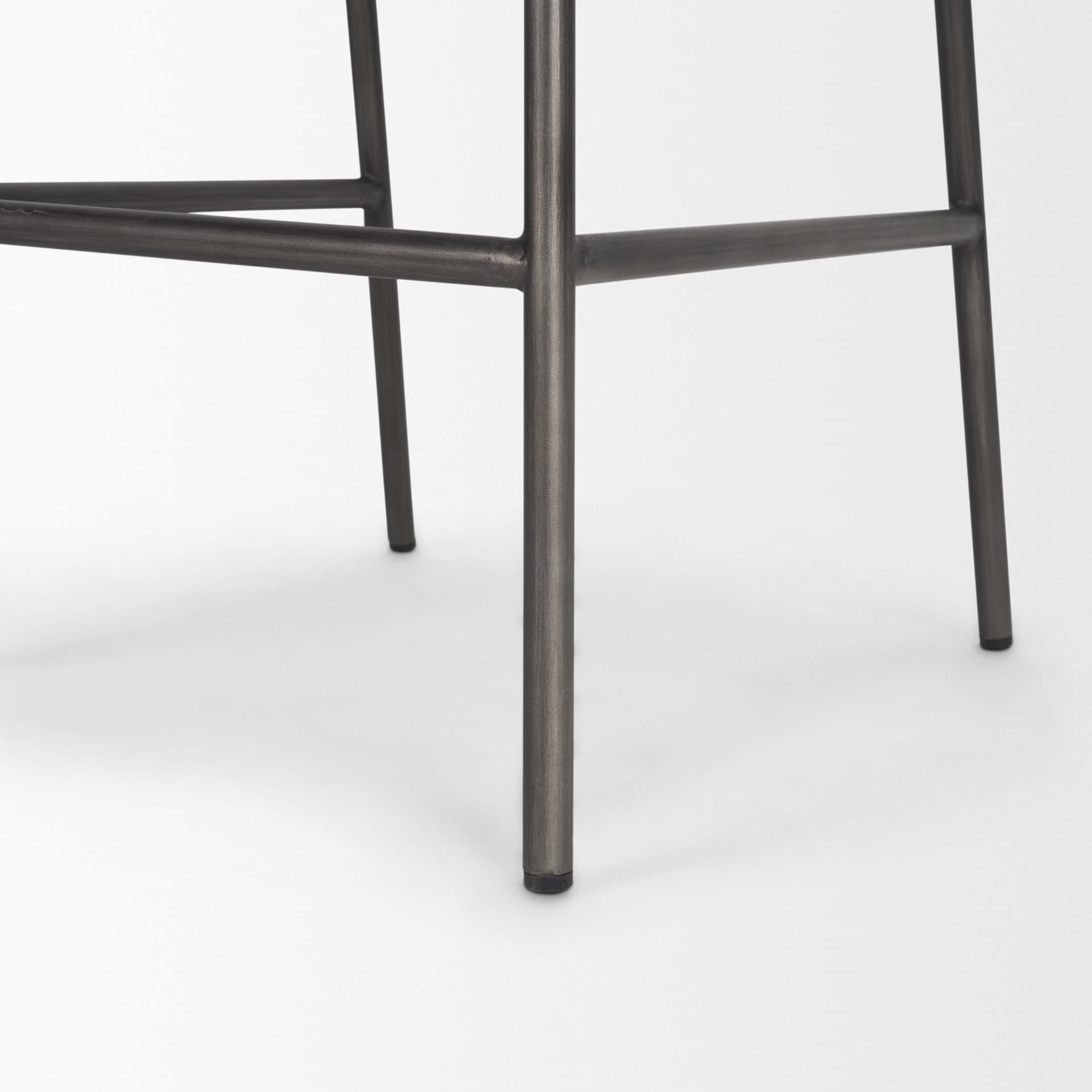 Kavalan Backless 33.5in Seat Counter Stool | Chocolate Leather — product photograph