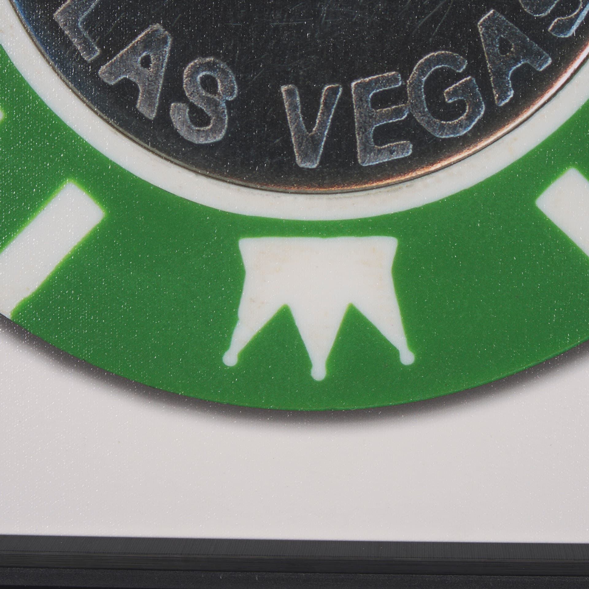 Casino 25 Dollar Vegas Poker Chip By Zap Studio Framed Art Photograph Print under Glass — product photograph