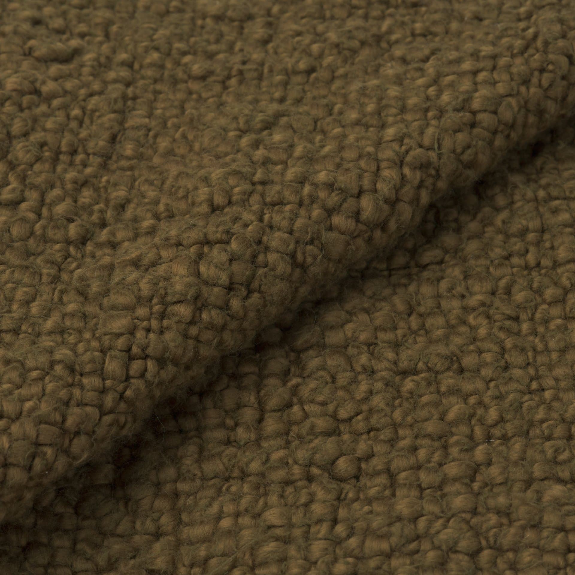 Kambal Dark Olive Green Woven Cotton Throw Blanket — product photograph