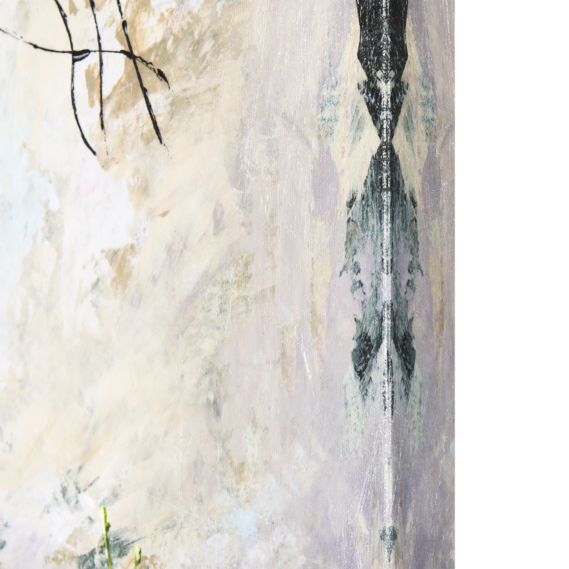 Still Life with Cherries by Mercana Studio a Hand Embellished Textured Canvas — product photograph