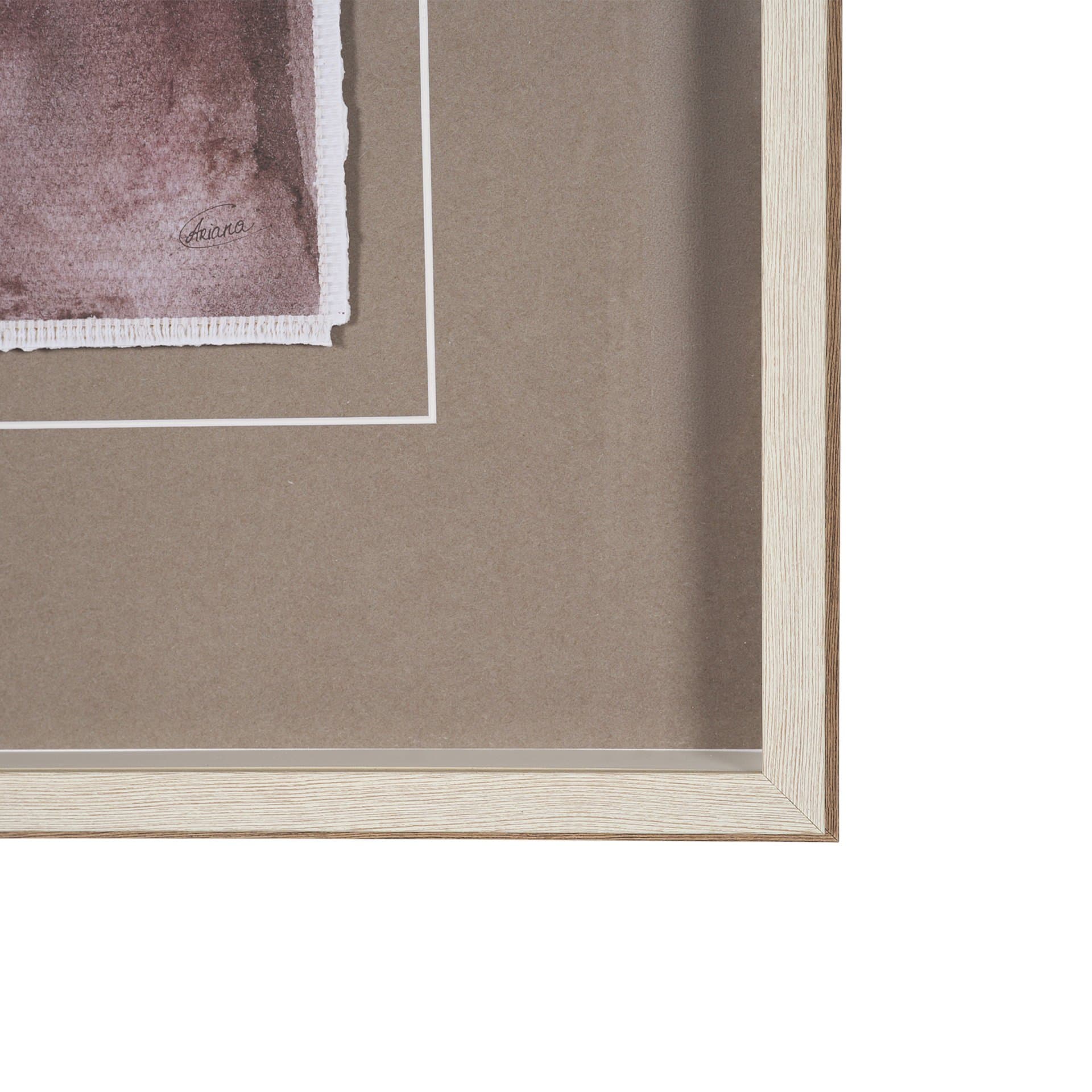 Tulip Bloom I by Mercana Studio Hand-Embellished Framed Artwork Matted under Glass — product photograph