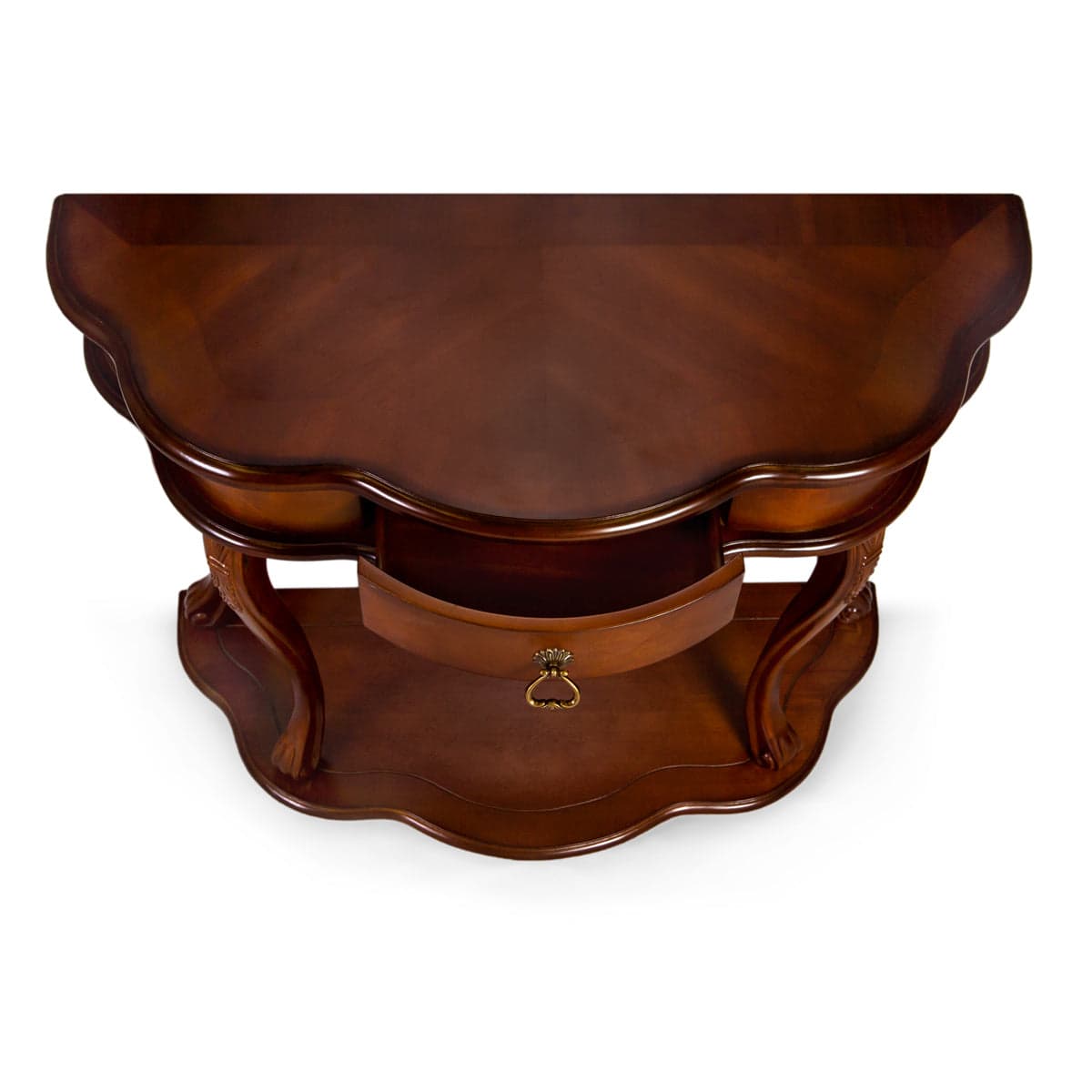 Console Old World Table Cherry Finish — product photograph