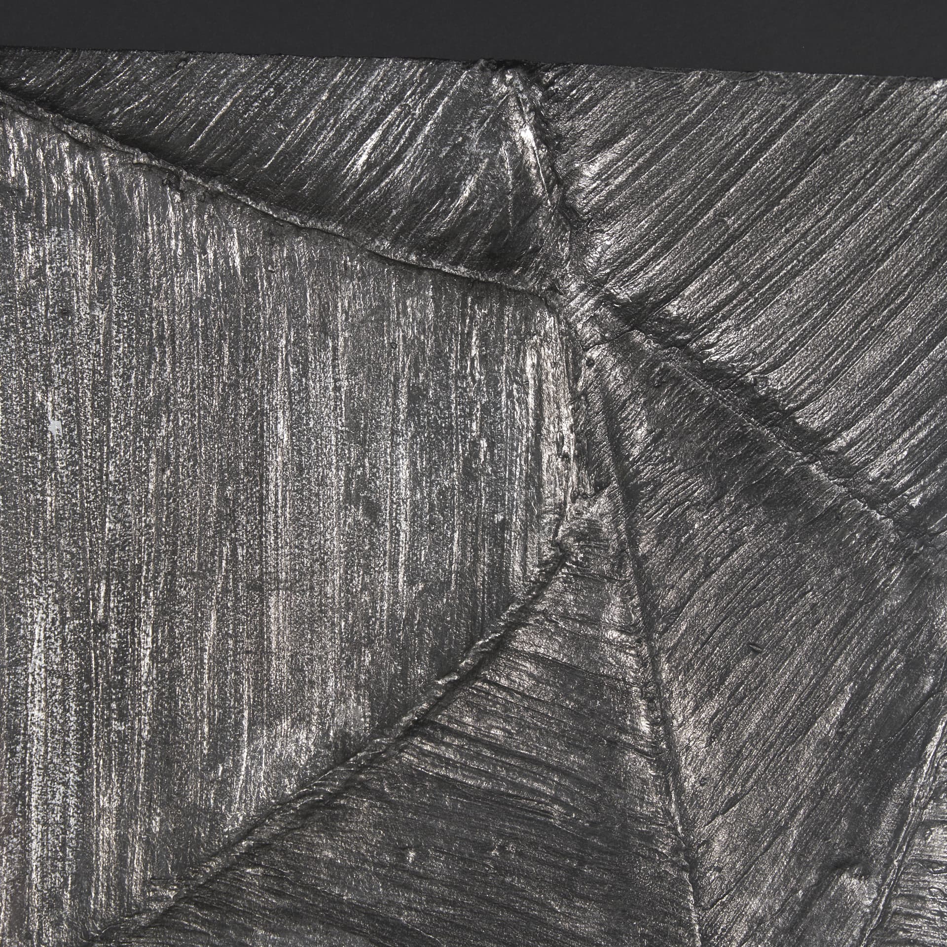 Spelter by Studio M a handmade Original Framed 3D Textured Artwork under Glass — product photograph