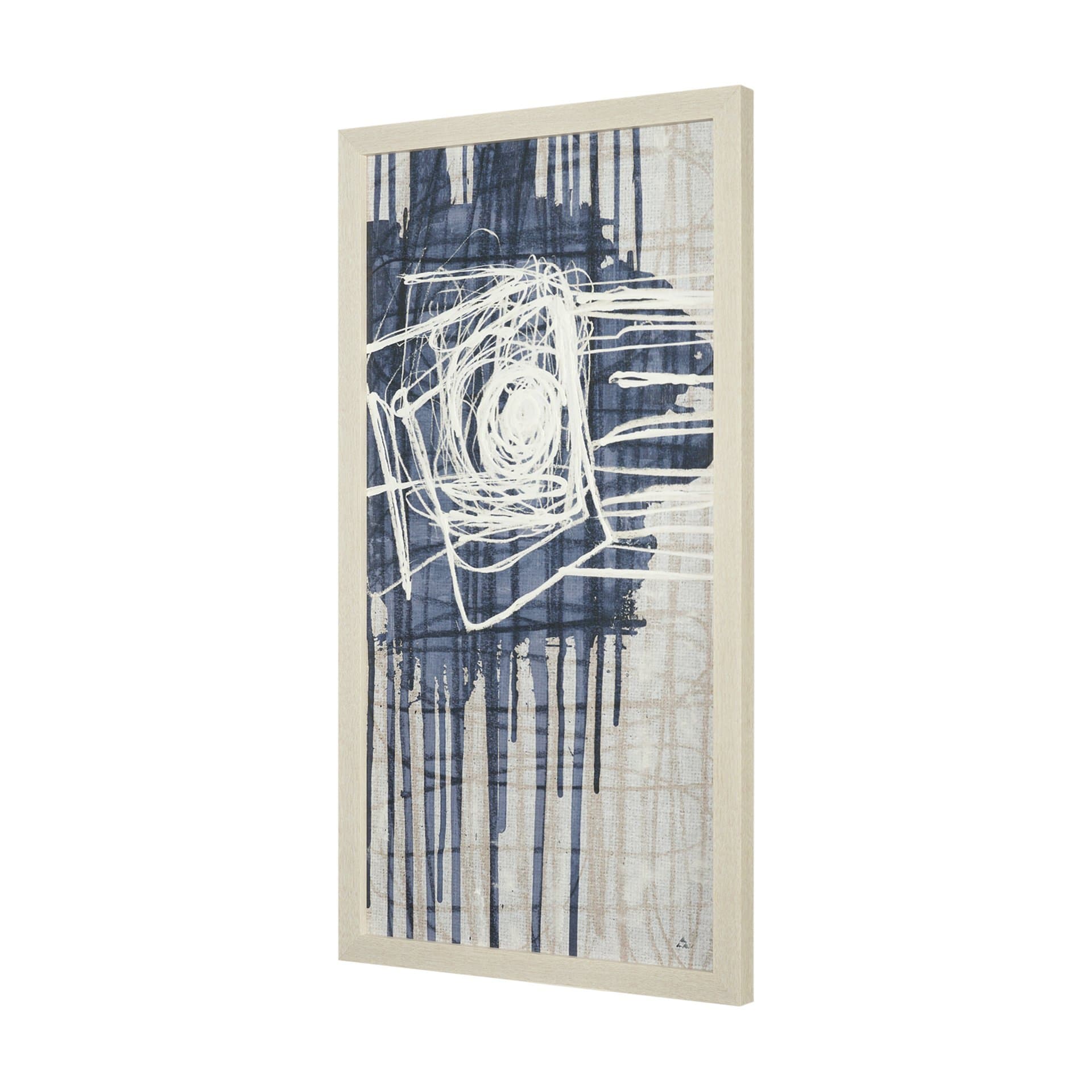 Intuition II by Mercana Studio Hand-Embellished Textured Framed Canvas Artwork — product photograph