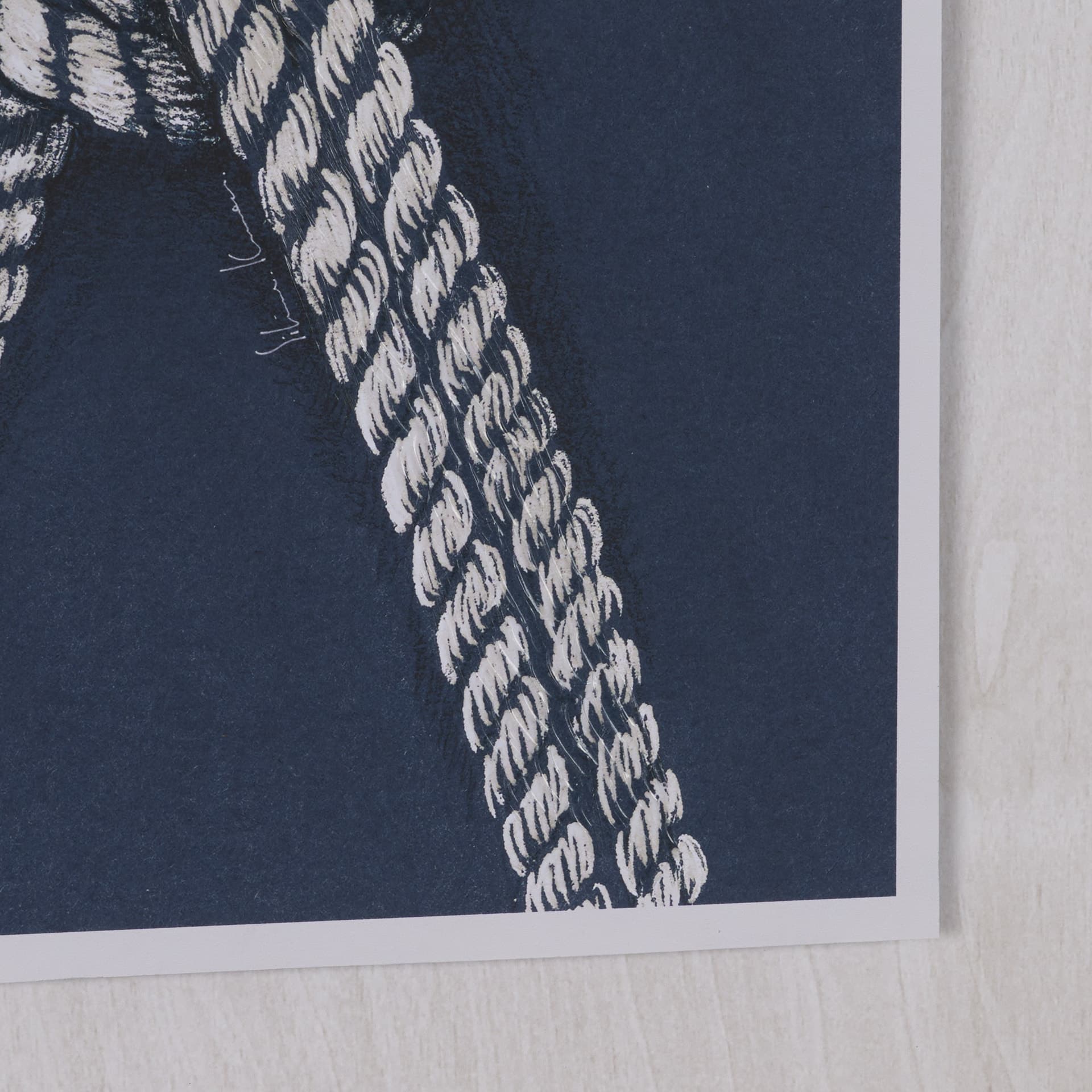 Carrick Bend by Mercana Studio Hand-Embellished Framed Artwork Matted under Glass — product photograph