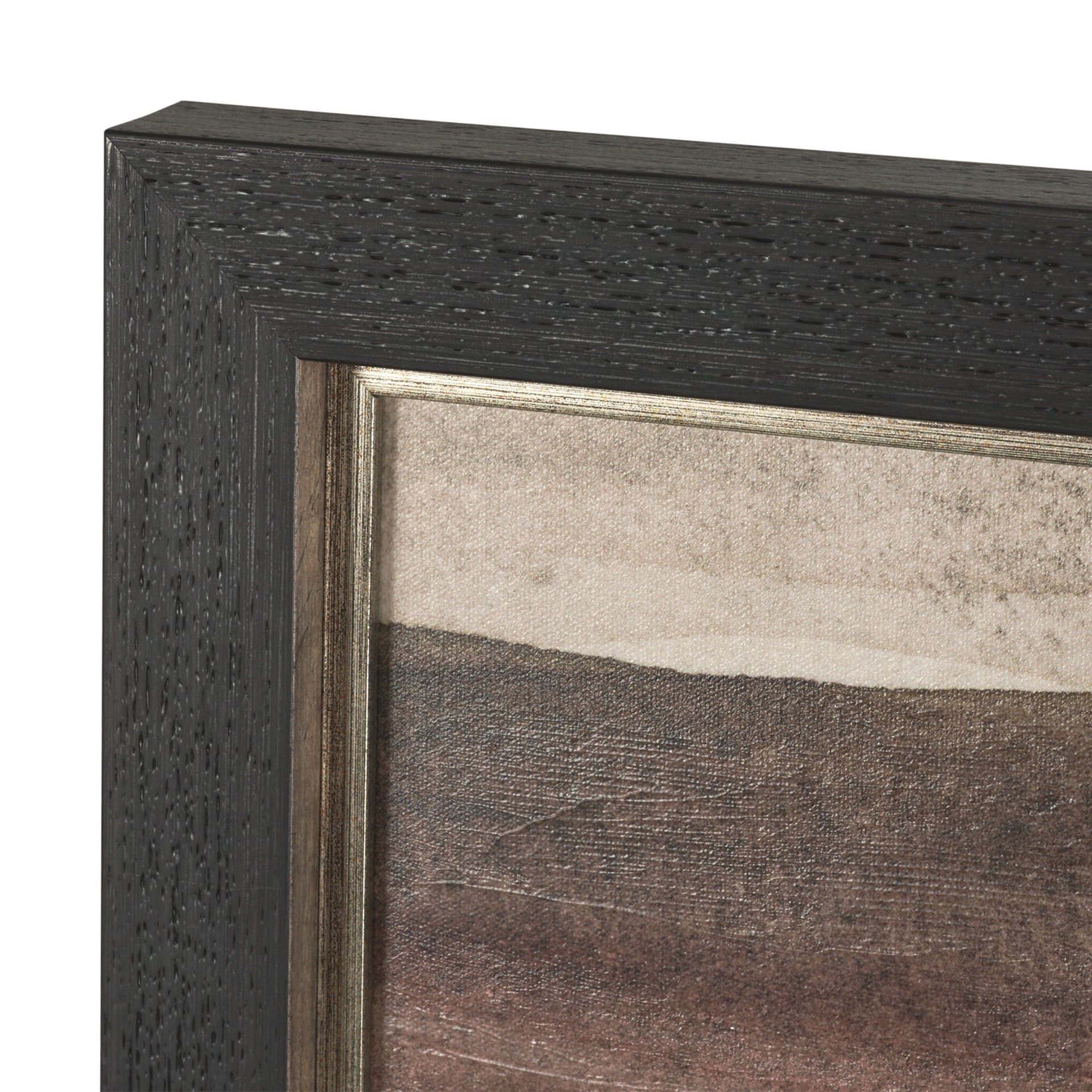 Quiet Constructs II by Mercana Studio Hand Embelished Textured Framed Artwork Matted — product photograph