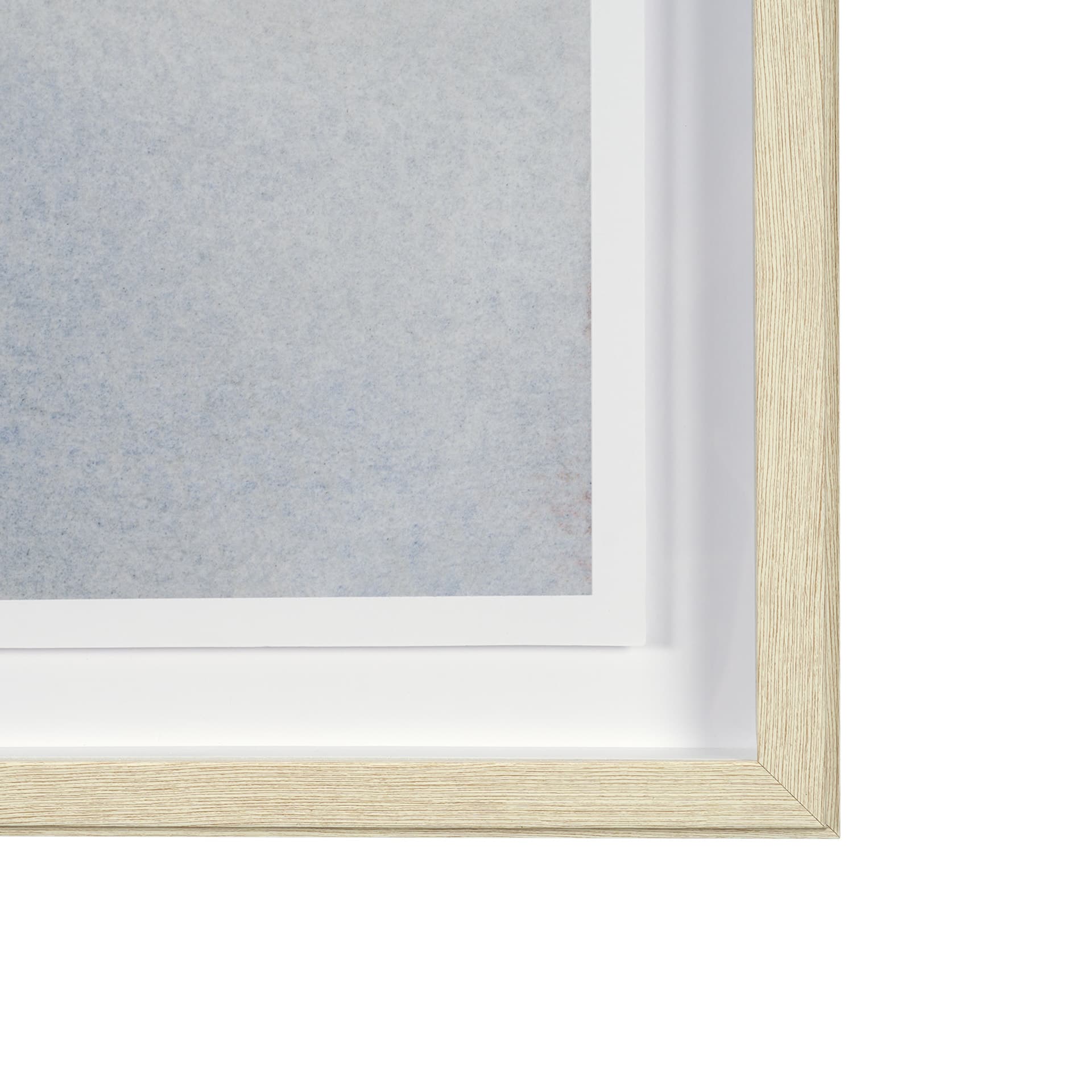 Broken Silence I Abstract by Mercana Studio a Hand Embellished Framed Print under Glass — product photograph