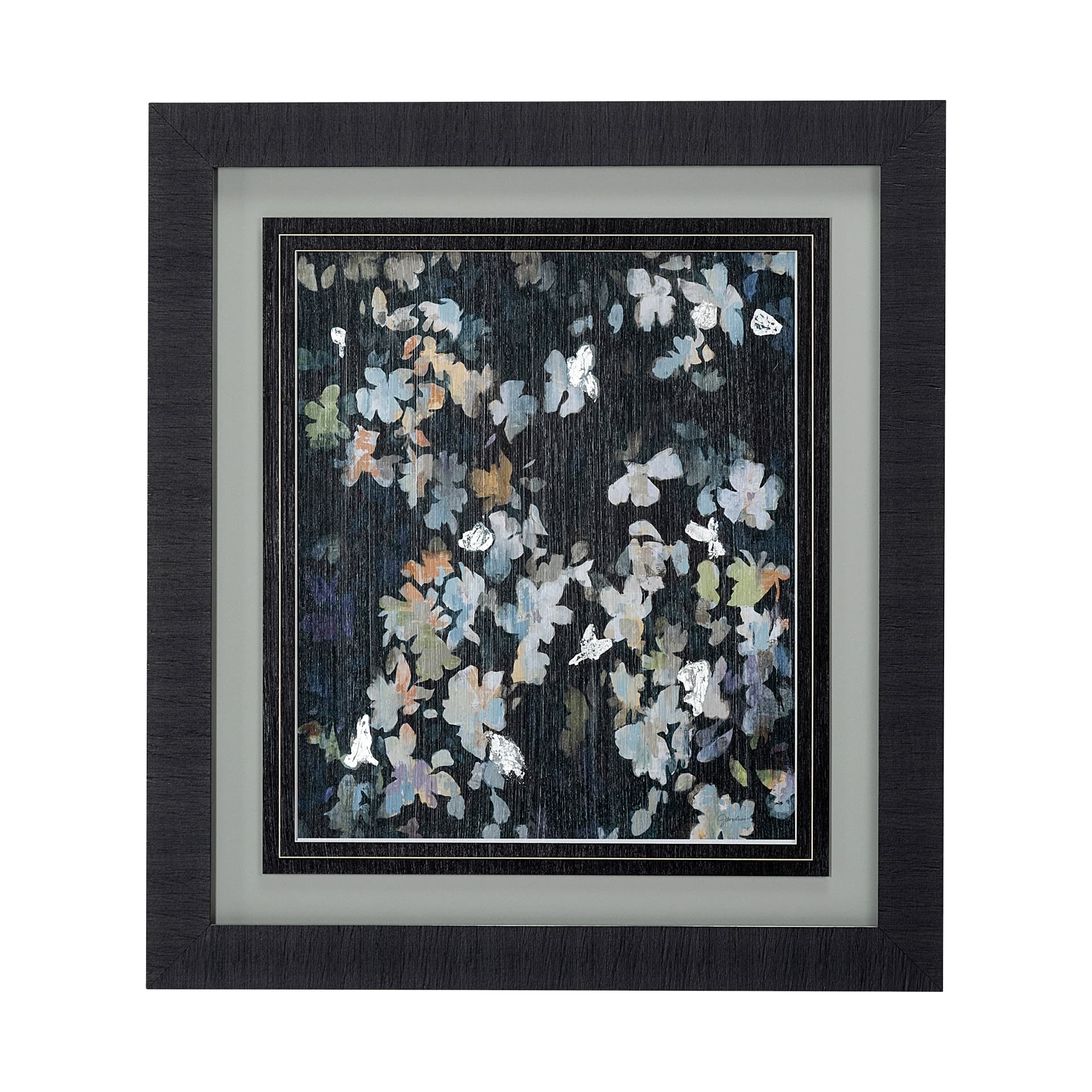 Whirlwind by Liz Jardine a Hand Embellished Textured Framed Art Print Matted under Glass — product photograph