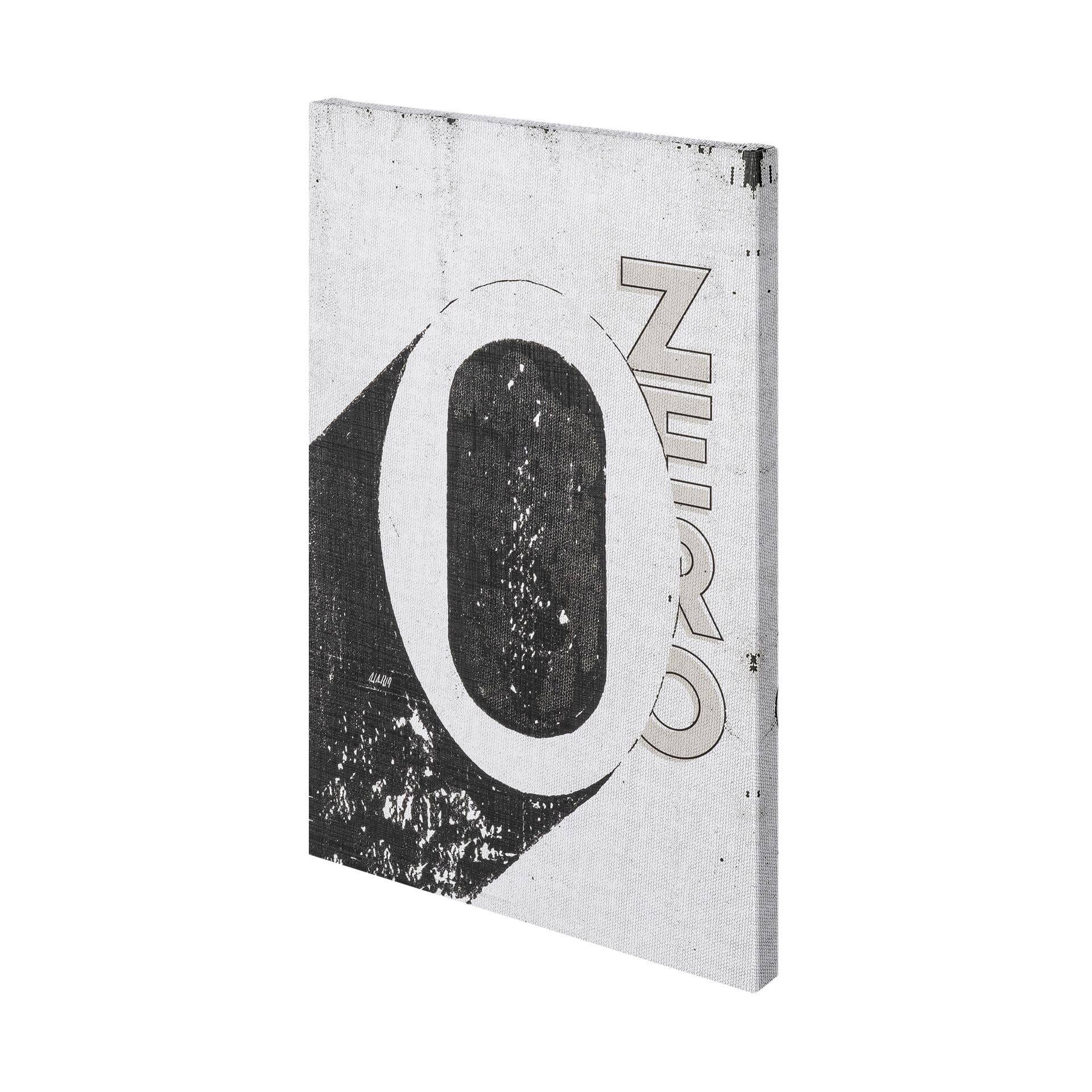 Value Collector 0 by Alarm a Hand Embellished Textured Canvas — product photograph
