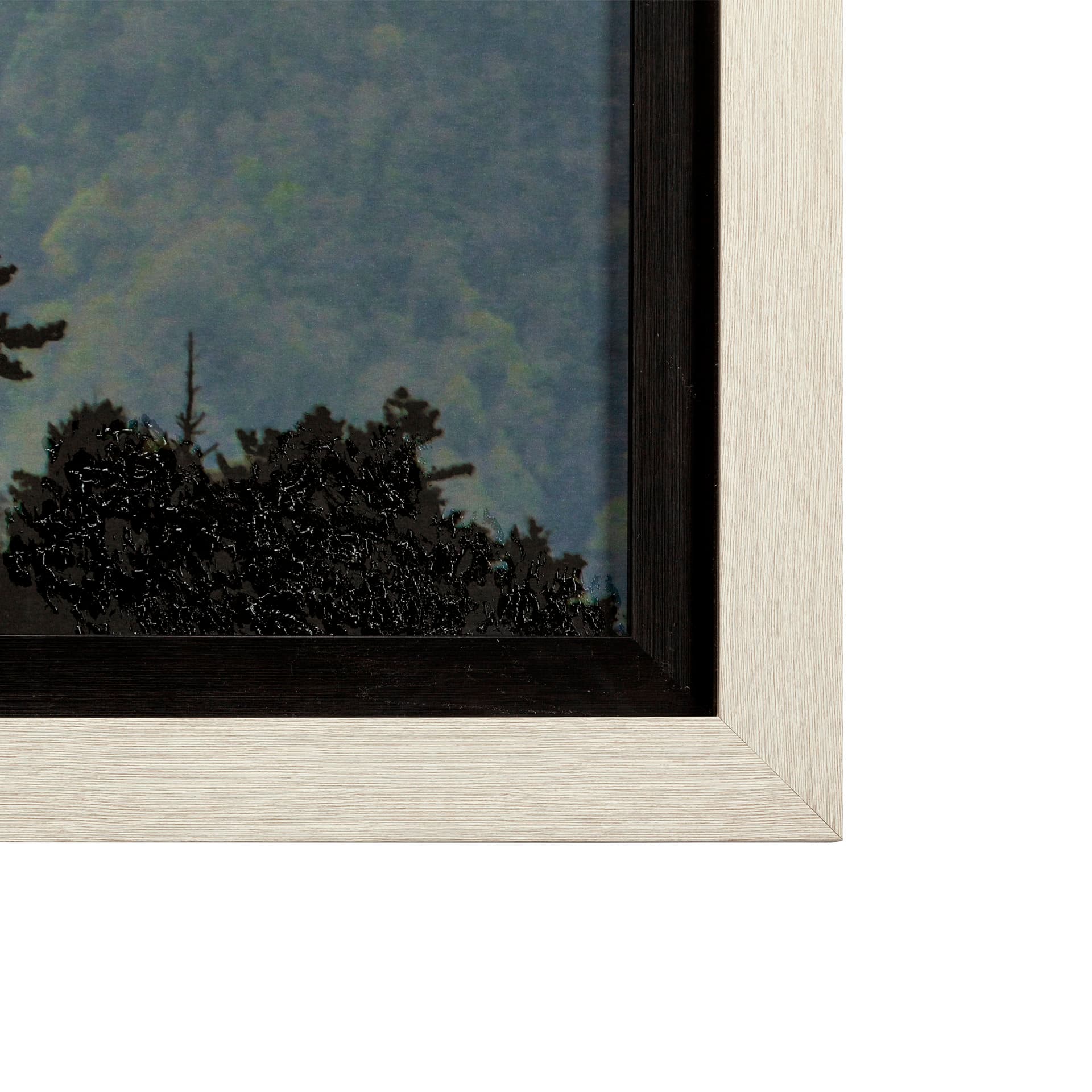 Mountain Light by Wild Wonders of ChinHand Embellished Textured Framed Art Print Matted under Glass — product photograph
