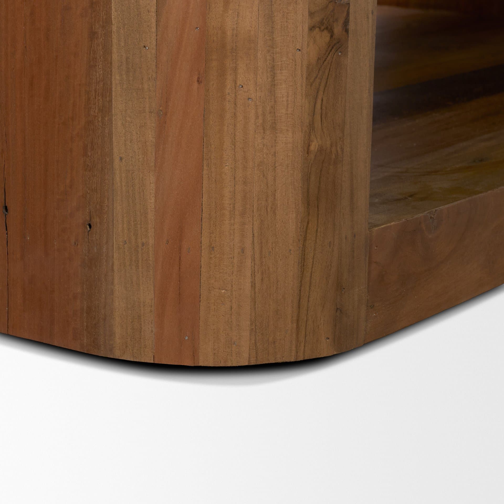 Dunmore Solid Wood Rectangular Open Shelf Coffee Table — product photograph