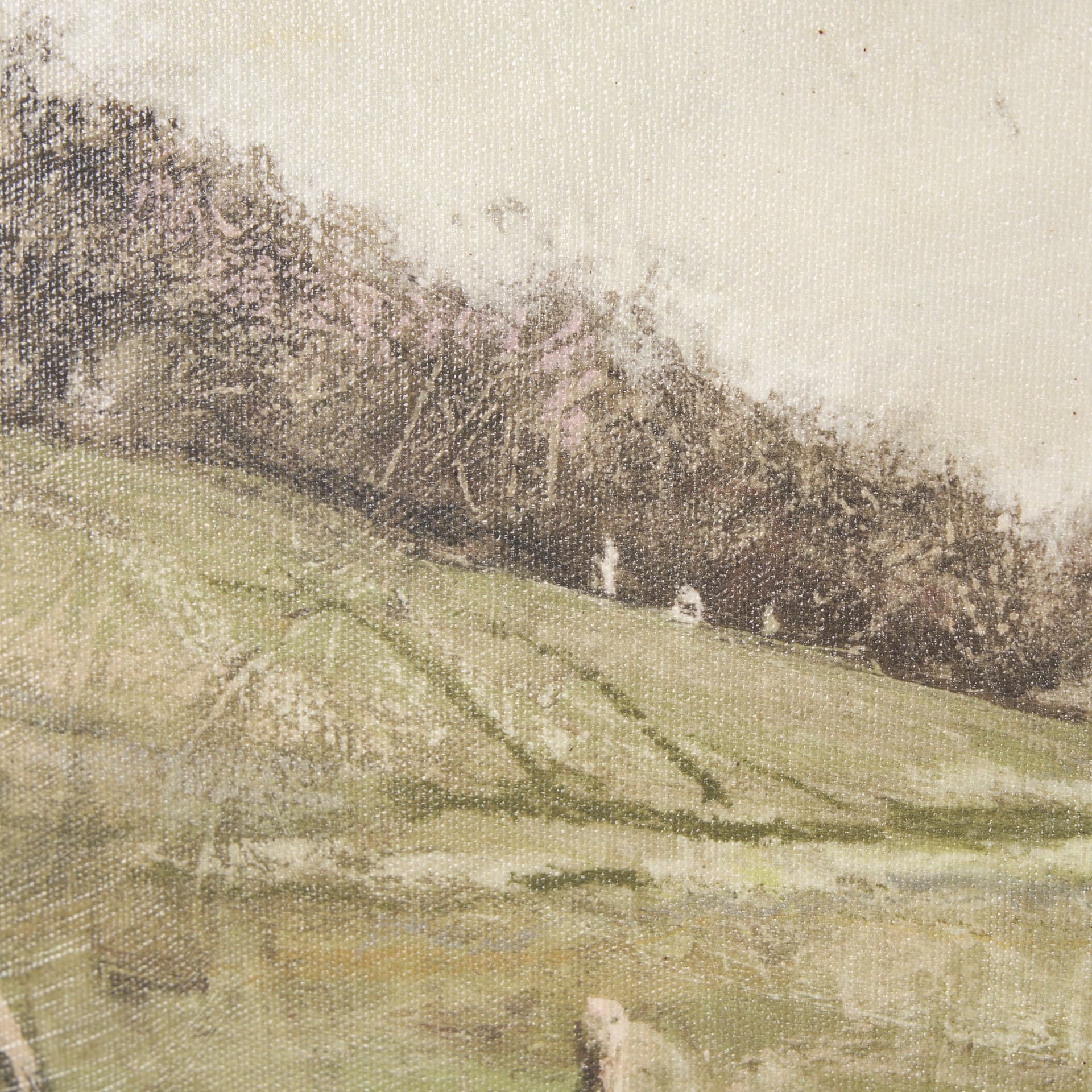 Old Style Landscape III by Mercana Studio a Hand Embellished Framed Art Print — product photograph