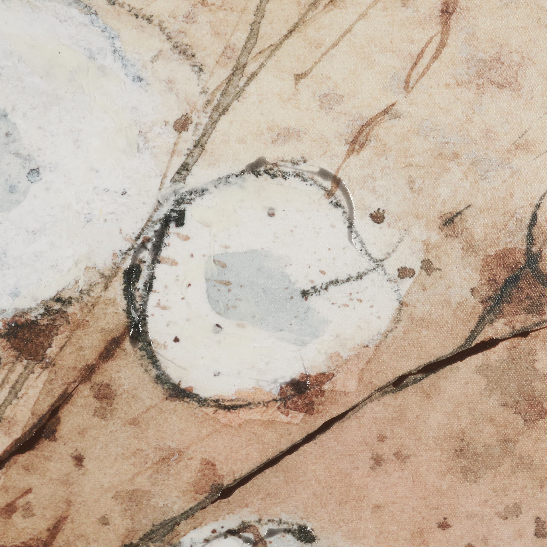 Butterfly Blossoms by Mercana Studio Hand-Embellished Textured Framed Canvas Artwork — product photograph
